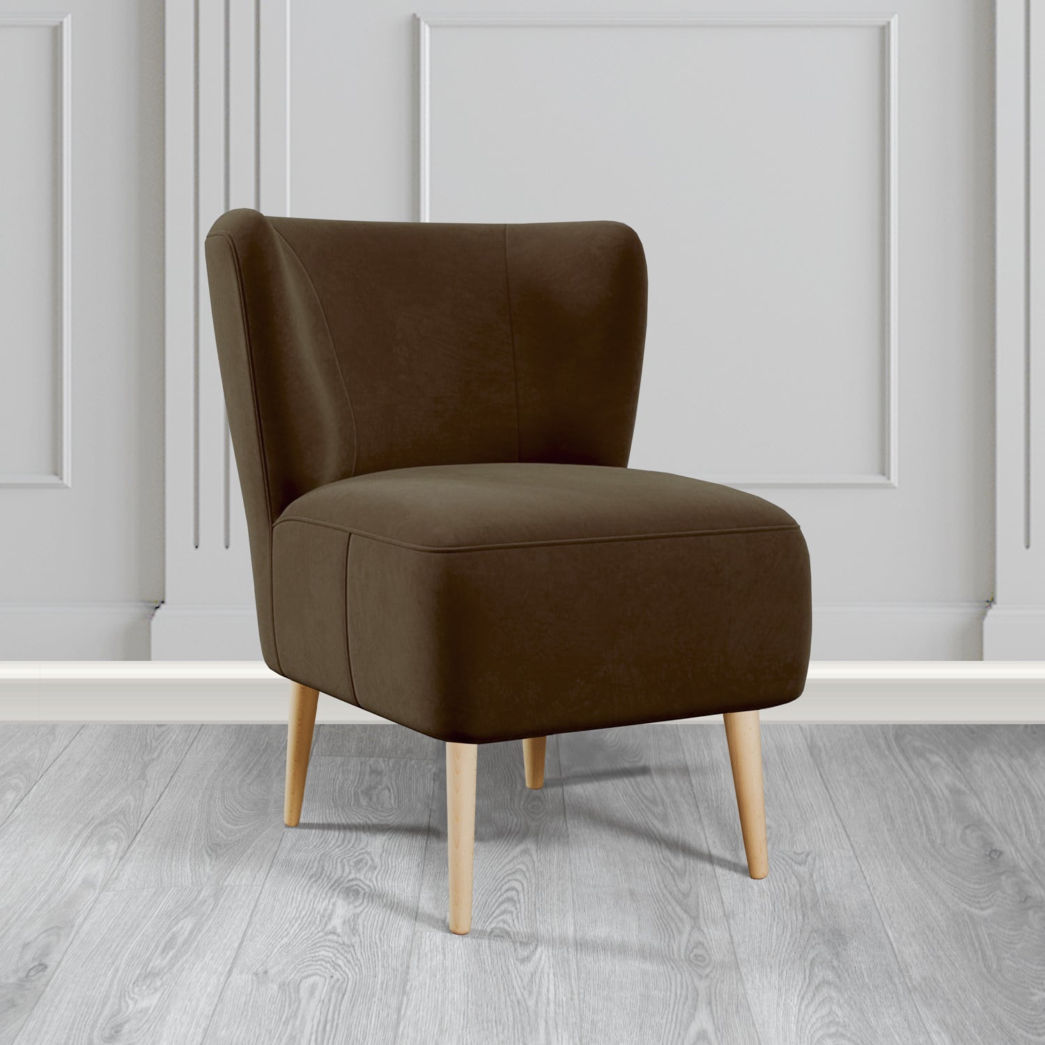St Lucia Tub Accent Chair in Sapore Velvet Fabric
