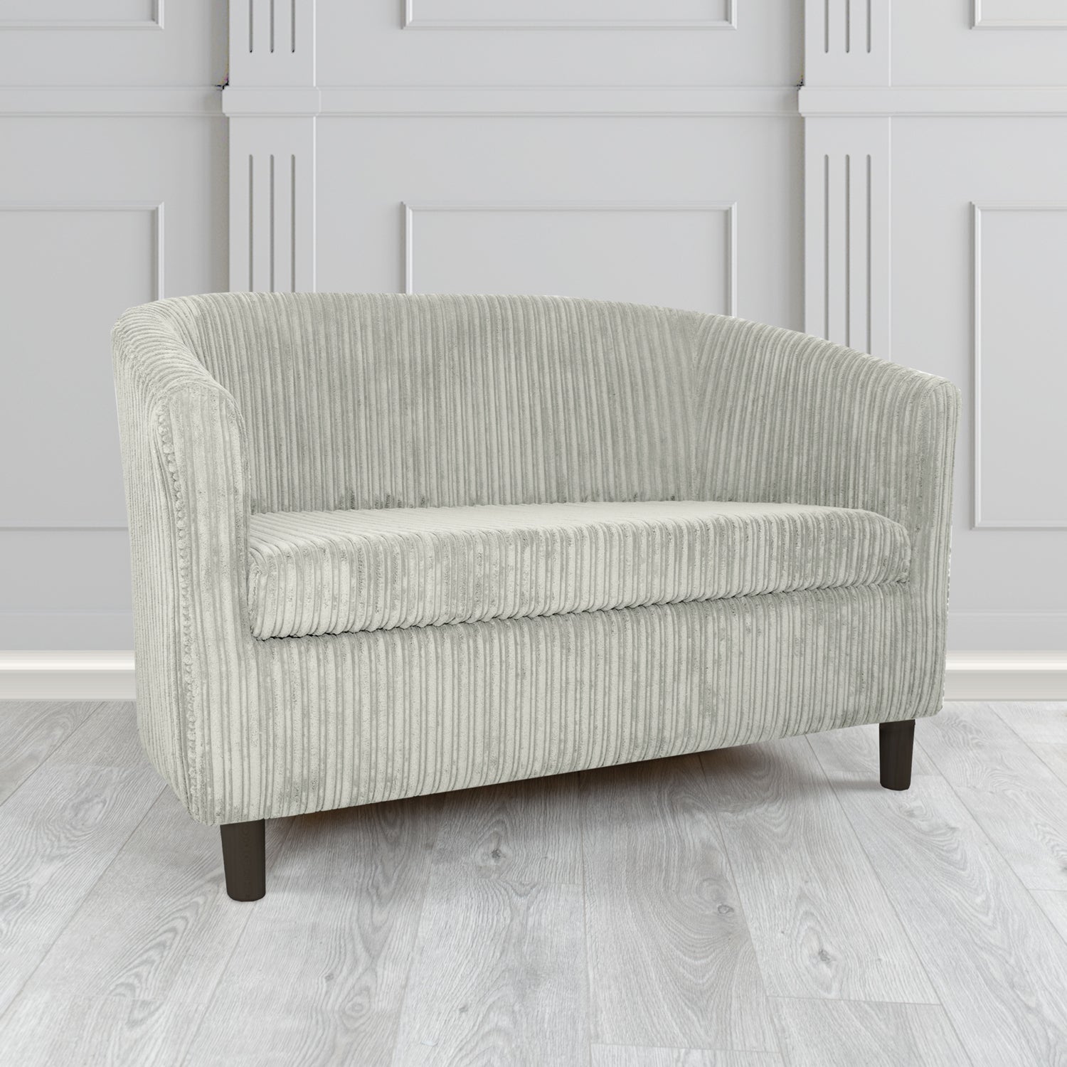 Tuscany 2 Seater Tub Sofa in Conway Plain Textured Fabric