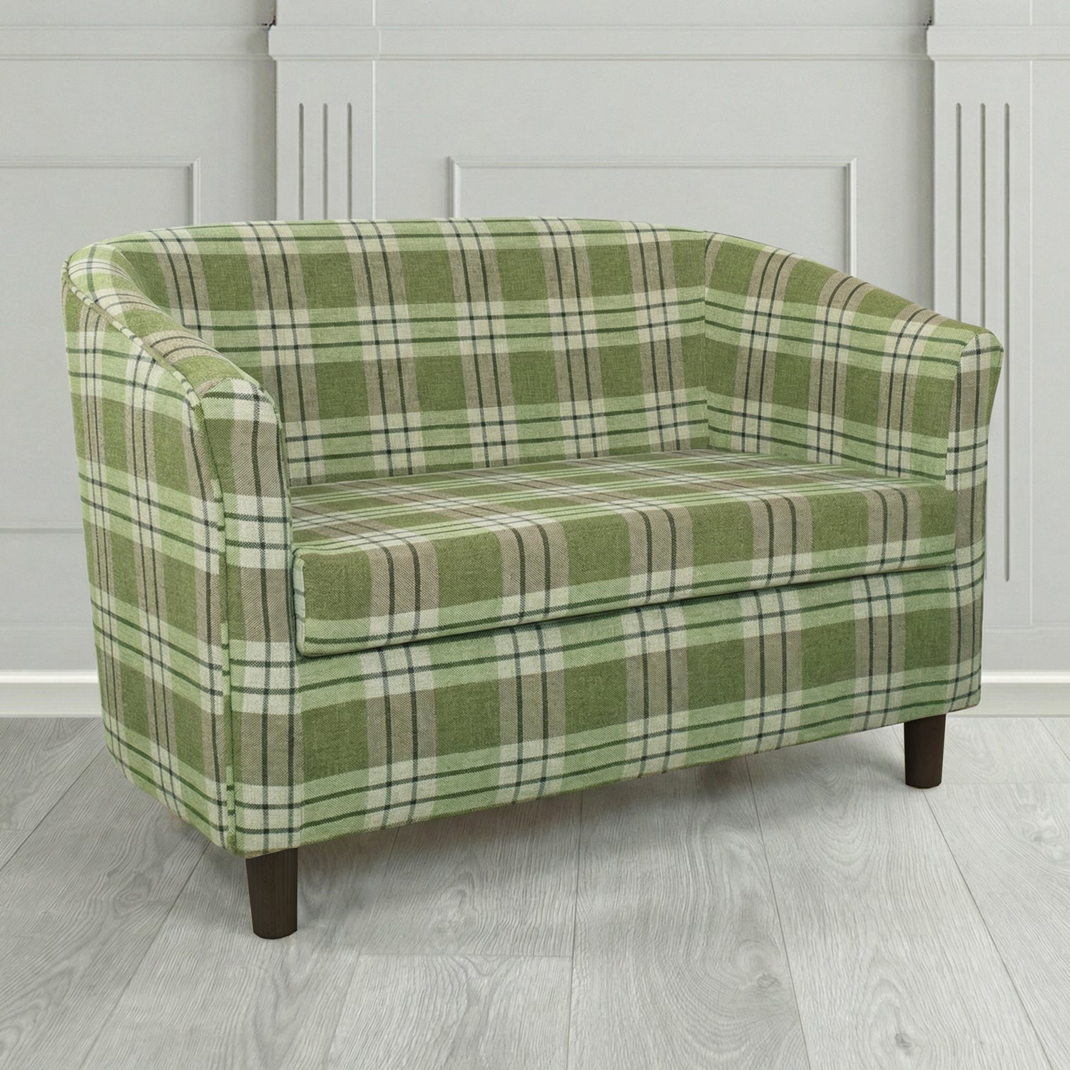 Tuscany 2 Seater Tub Sofa in Fryett's Kintyre Tartan Fabric