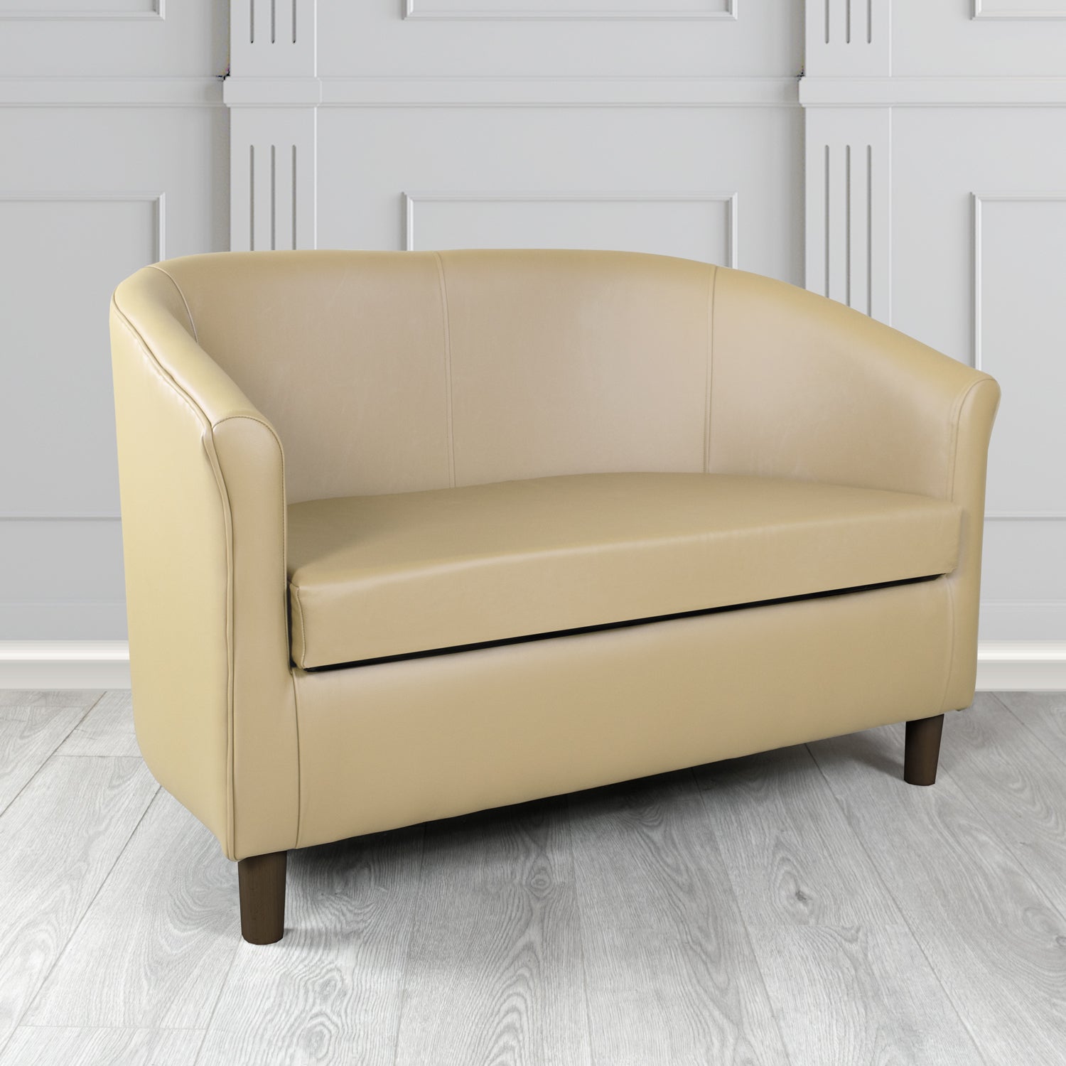Tuscany 2 Seater Tub Sofa in Shelly Crib 5 Genuine Leather