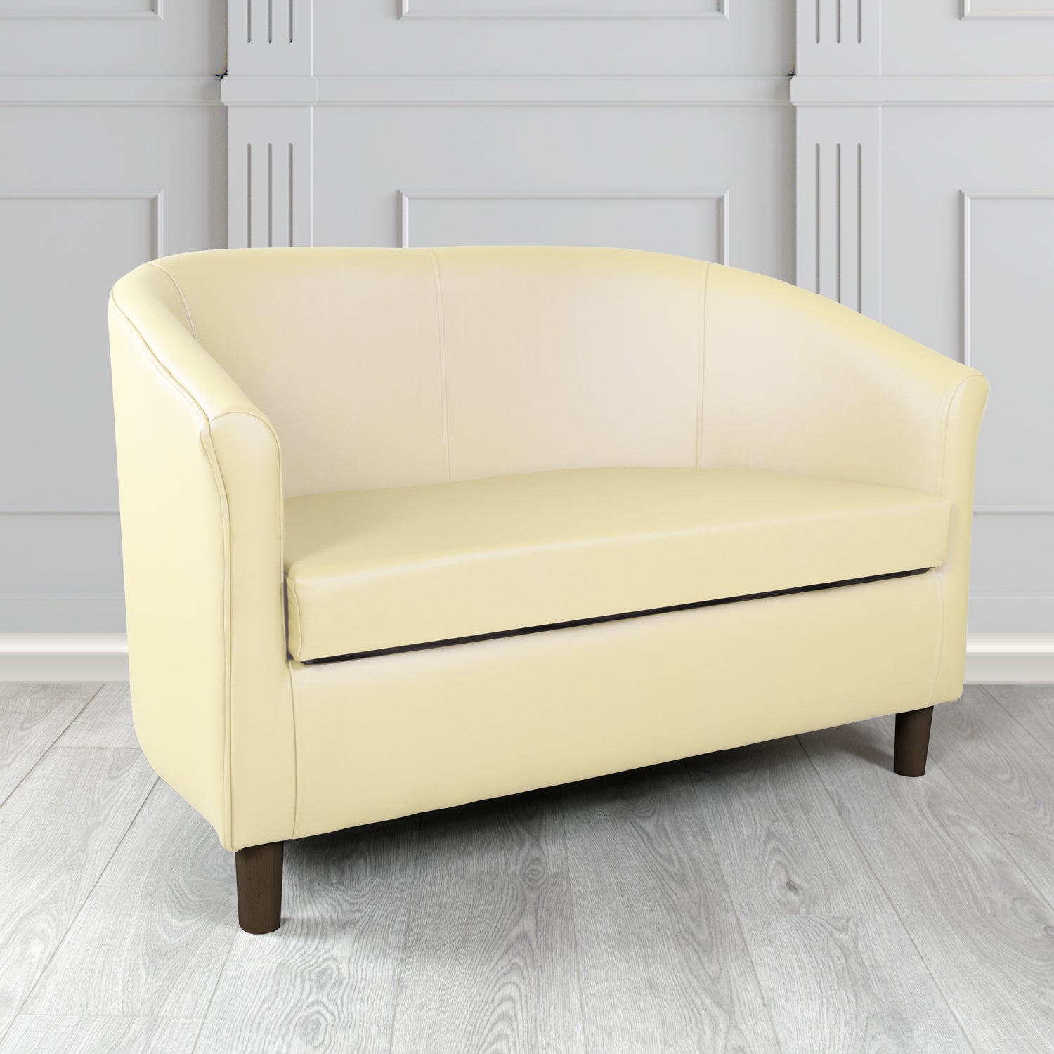 Tuscany 2 Seater Tub Sofa in Shelly Crib 5 Genuine Leather