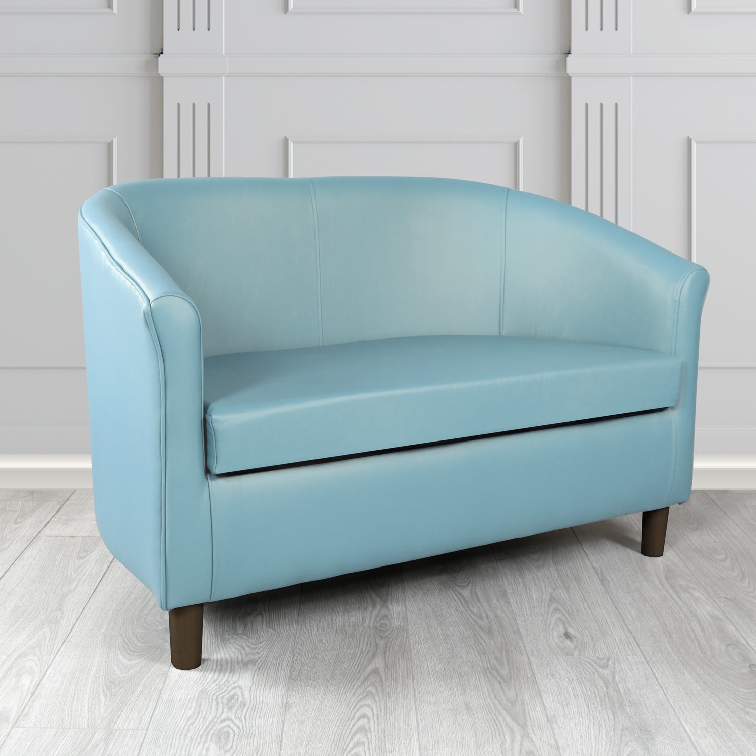 Tuscany 2 Seater Tub Sofa in Shelly Crib 5 Genuine Leather