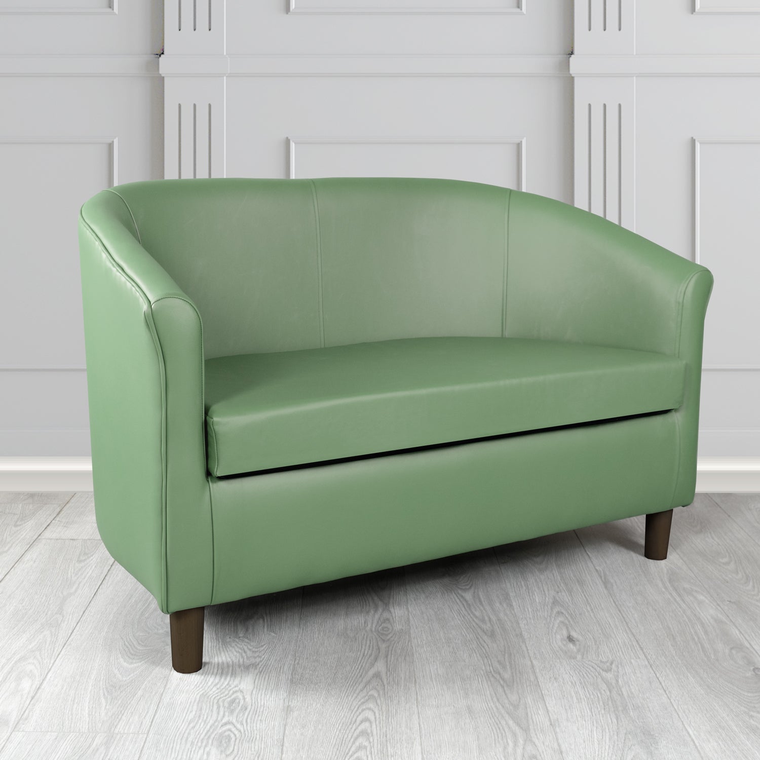 Tuscany 2 Seater Tub Sofa in Shelly Crib 5 Genuine Leather