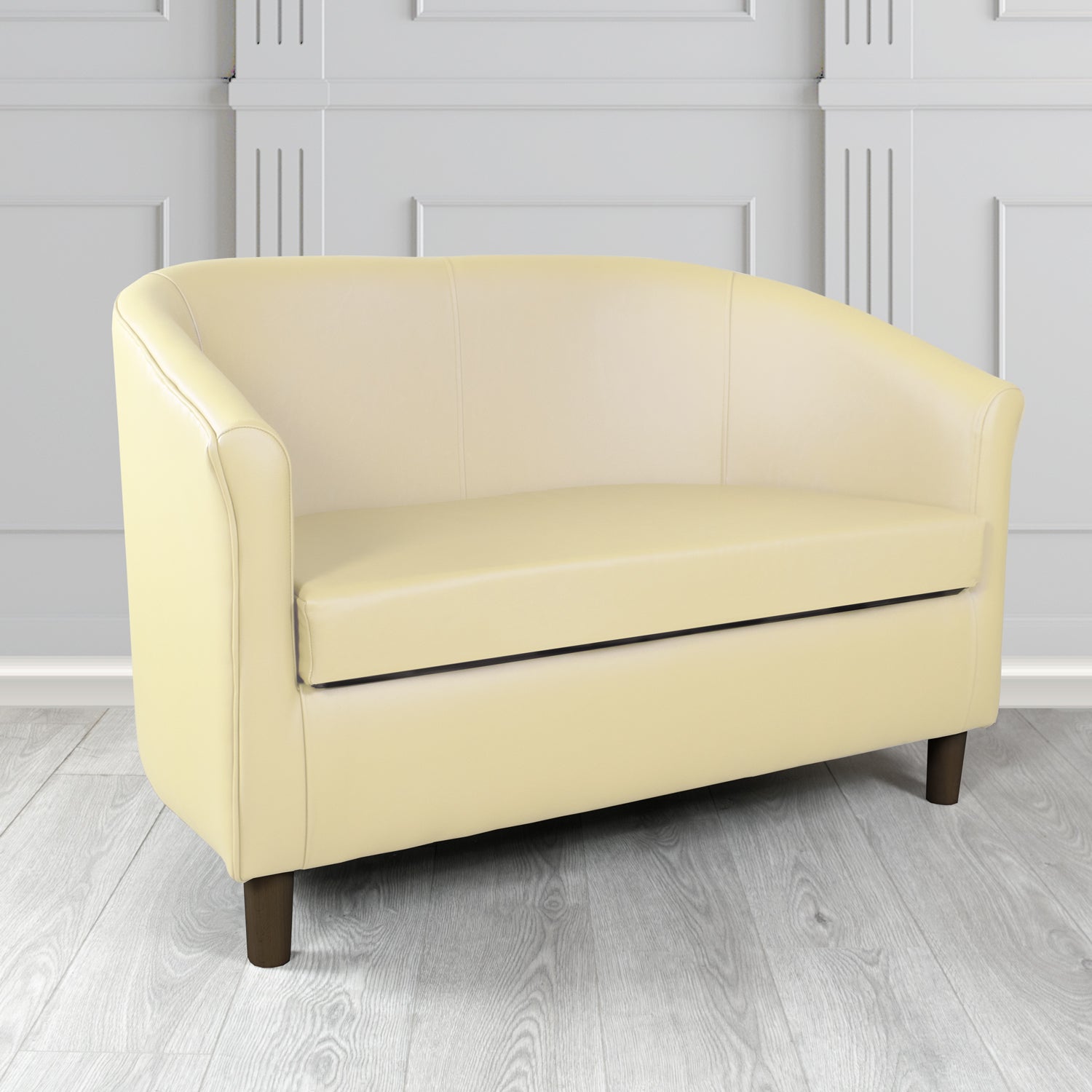 Tuscany 2 Seater Tub Sofa in Shelly Crib 5 Genuine Leather
