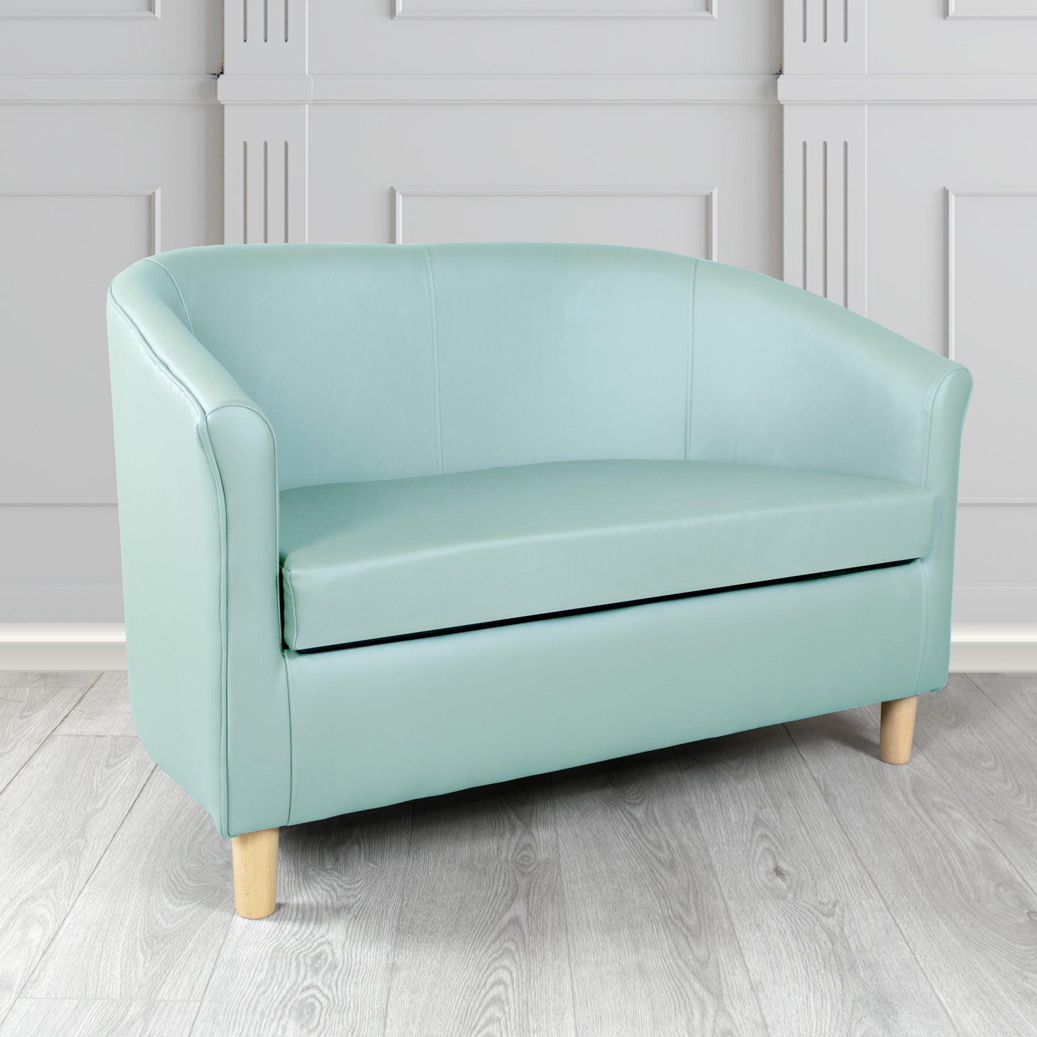 Tuscany 2 Seater Tub Sofa in Shelly Crib 5 Genuine Leather