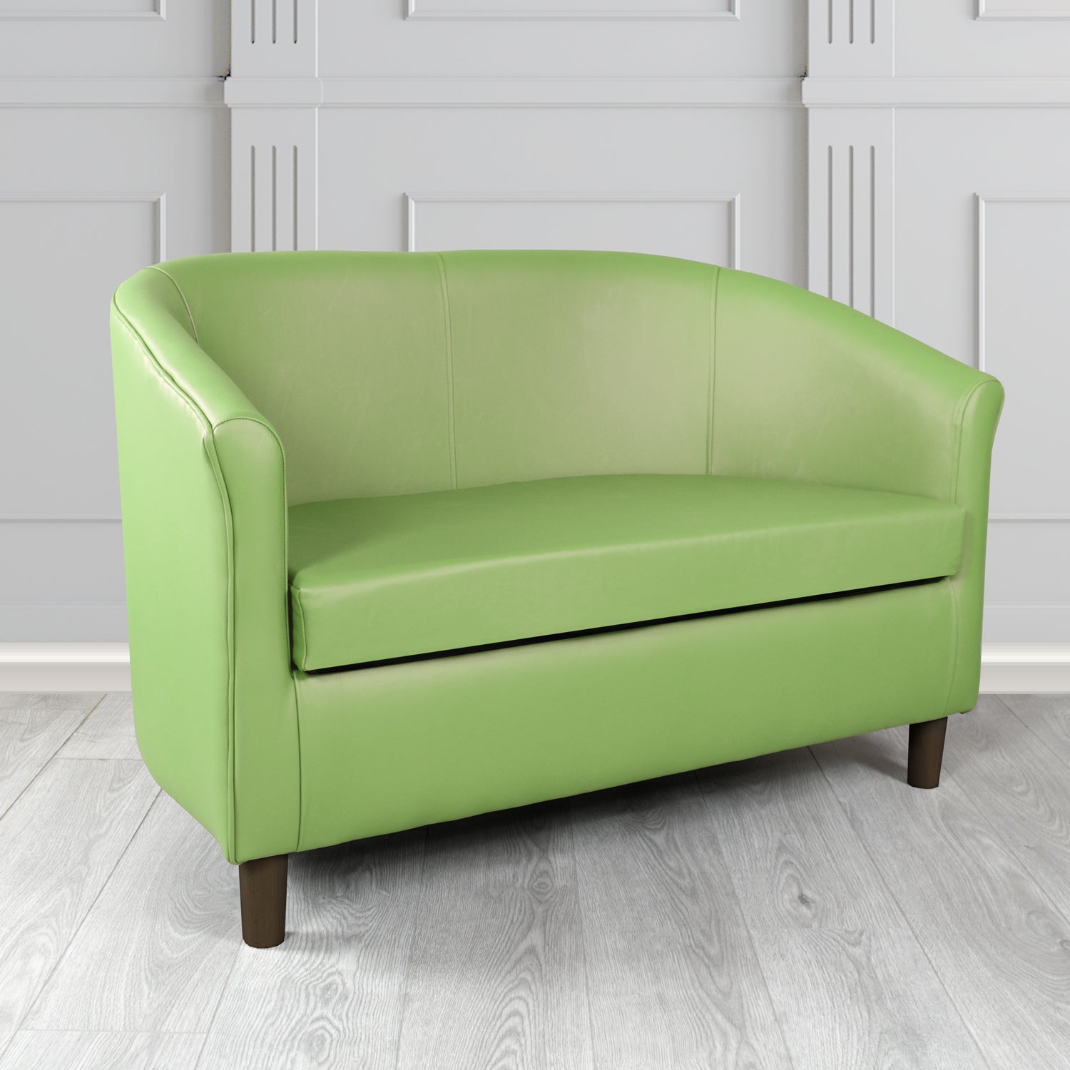 Tuscany 2 Seater Tub Sofa in Shelly Crib 5 Genuine Leather