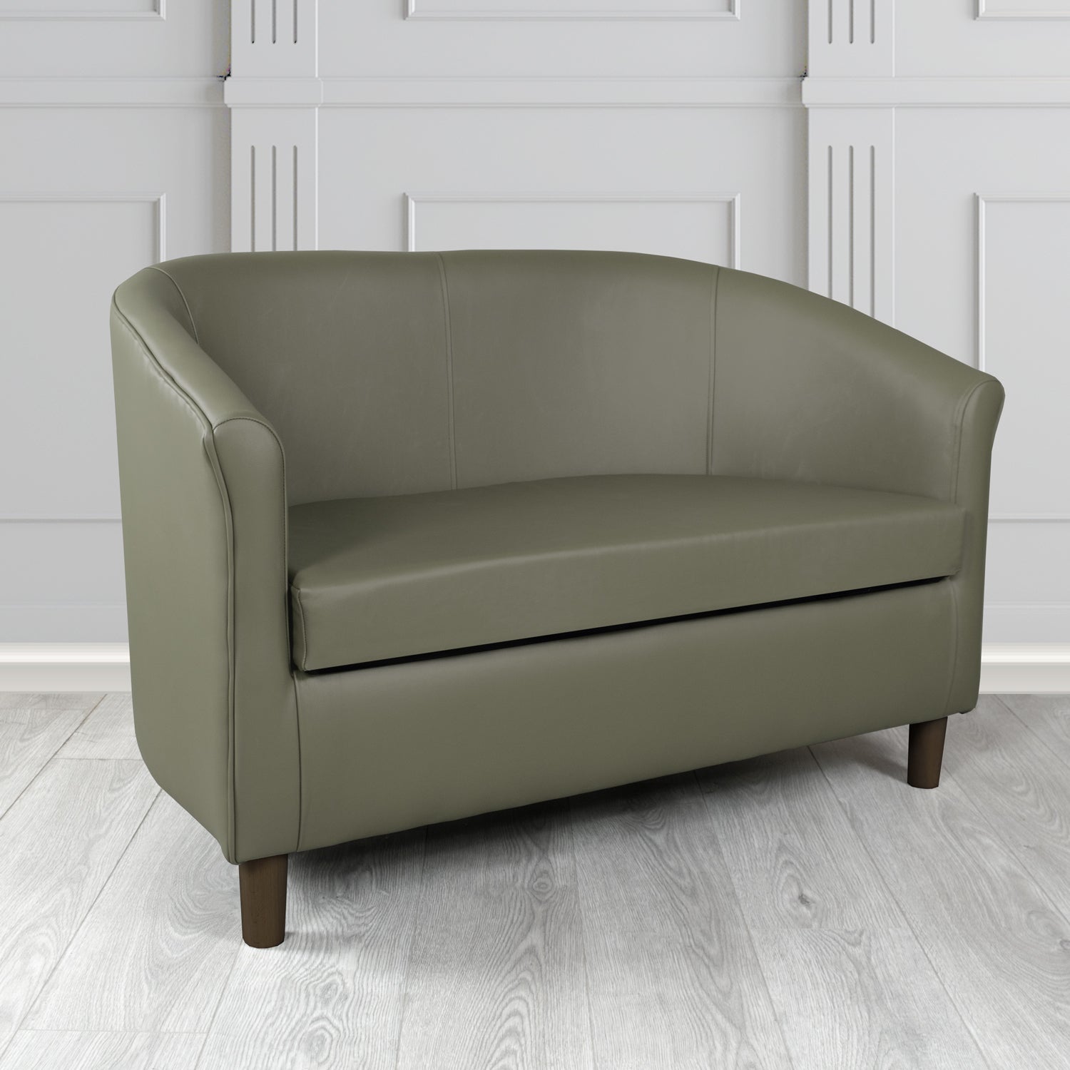 Tuscany 2 Seater Tub Sofa in Shelly Crib 5 Genuine Leather