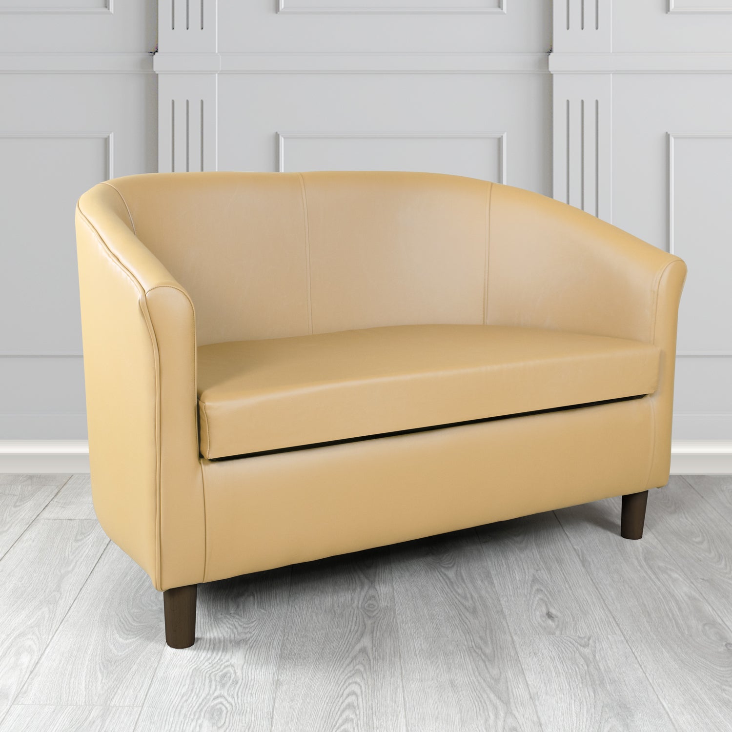 Tuscany 2 Seater Tub Sofa in Shelly Crib 5 Genuine Leather