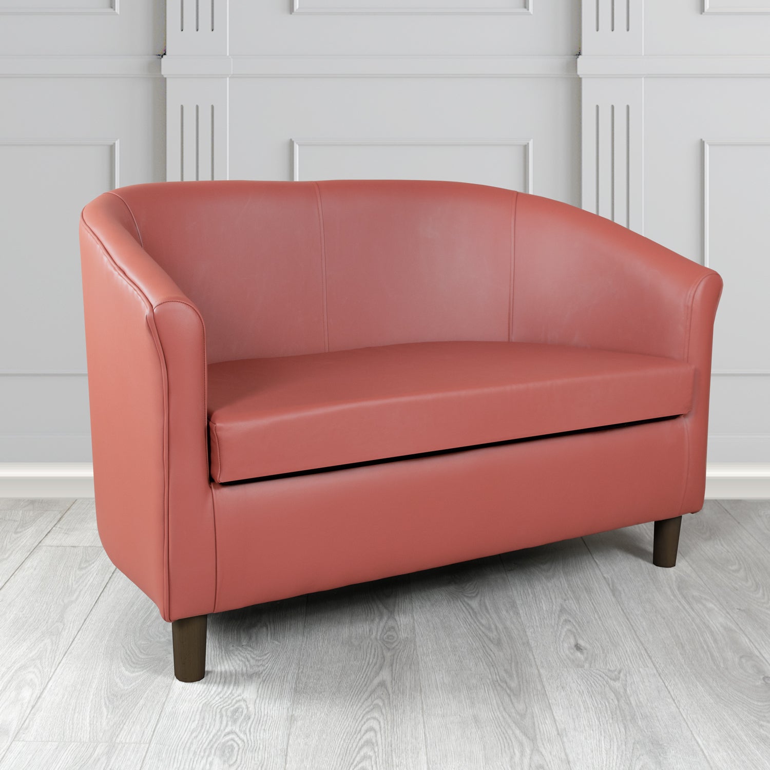 Tuscany 2 Seater Tub Sofa in Shelly Crib 5 Genuine Leather