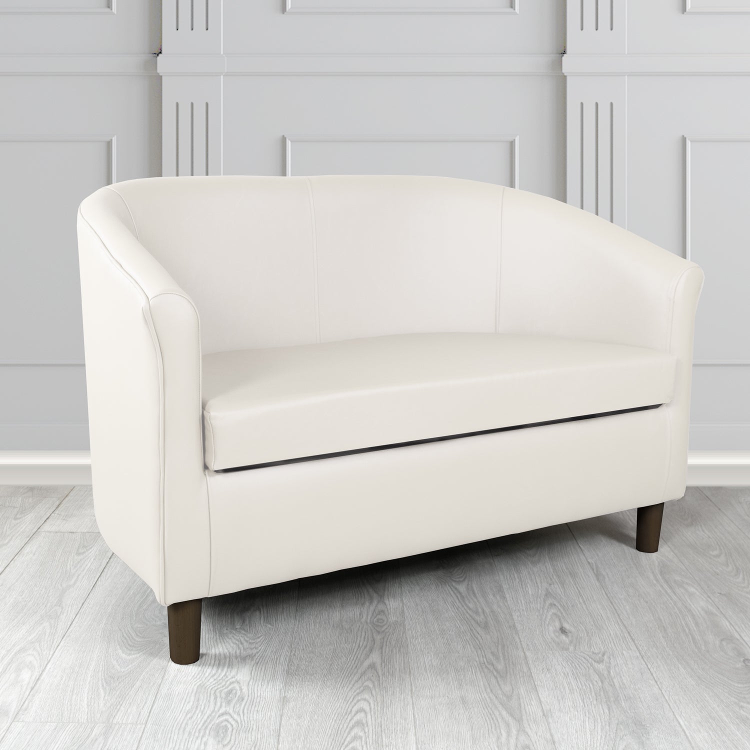 Tuscany 2 Seater Tub Sofa in Shelly Crib 5 Genuine Leather