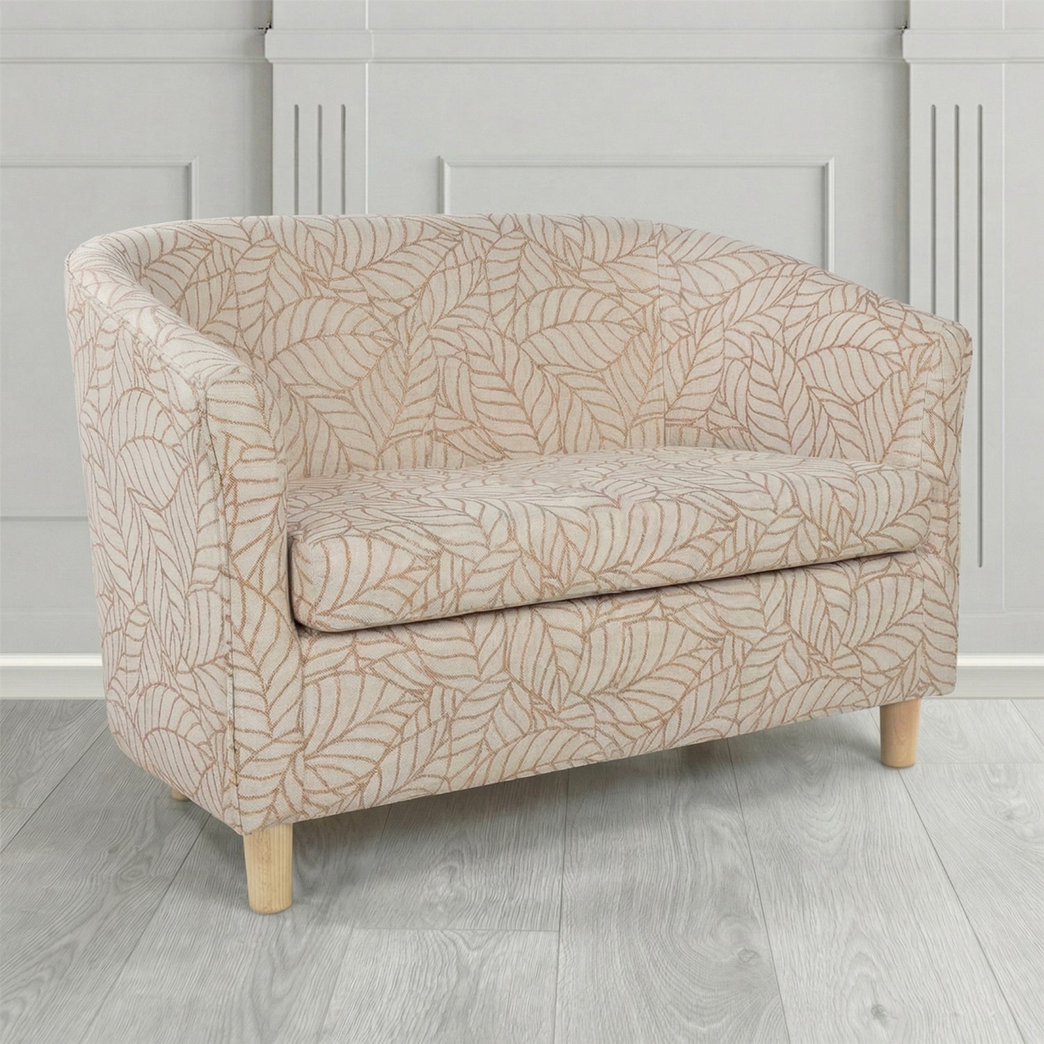 Tuscany 2 Seater Tub Sofa in Fryett's Marlow Floral Pattern Fabric