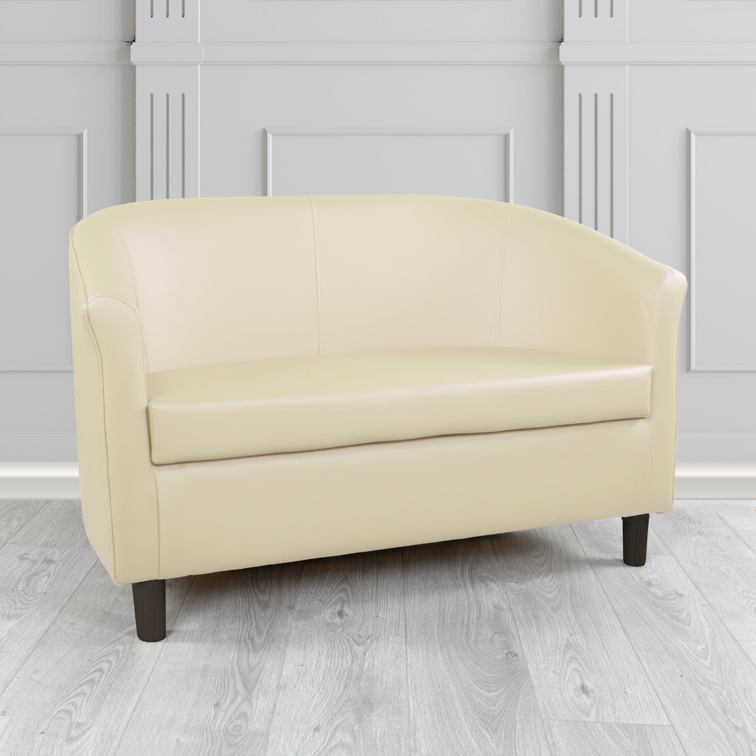 Tuscany 2 Seater Tub Sofa in Madrid Faux Leather