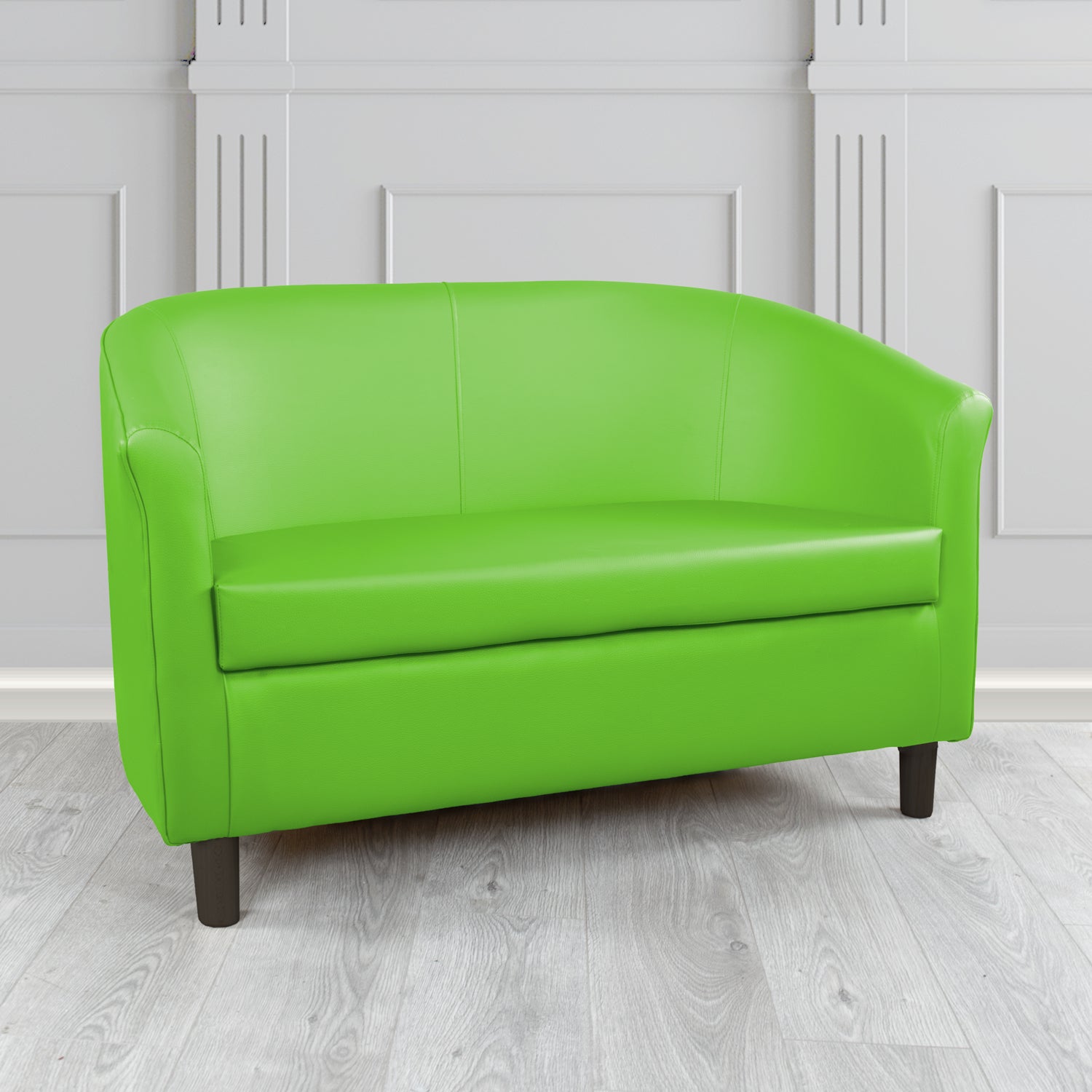 Tuscany 2 Seater Tub Sofa in Madrid Faux Leather