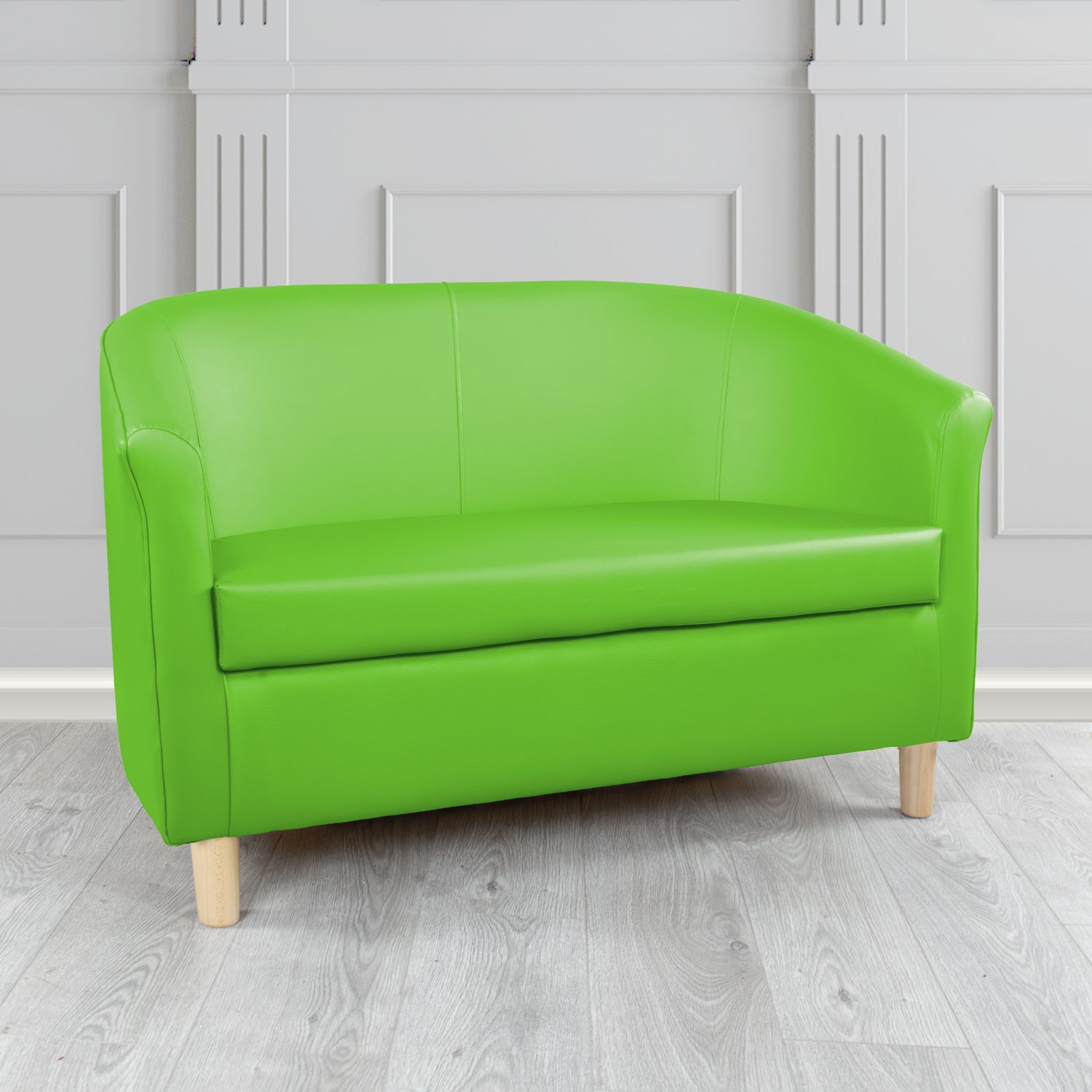 Tuscany 2 Seater Tub Sofa in Madrid Faux Leather