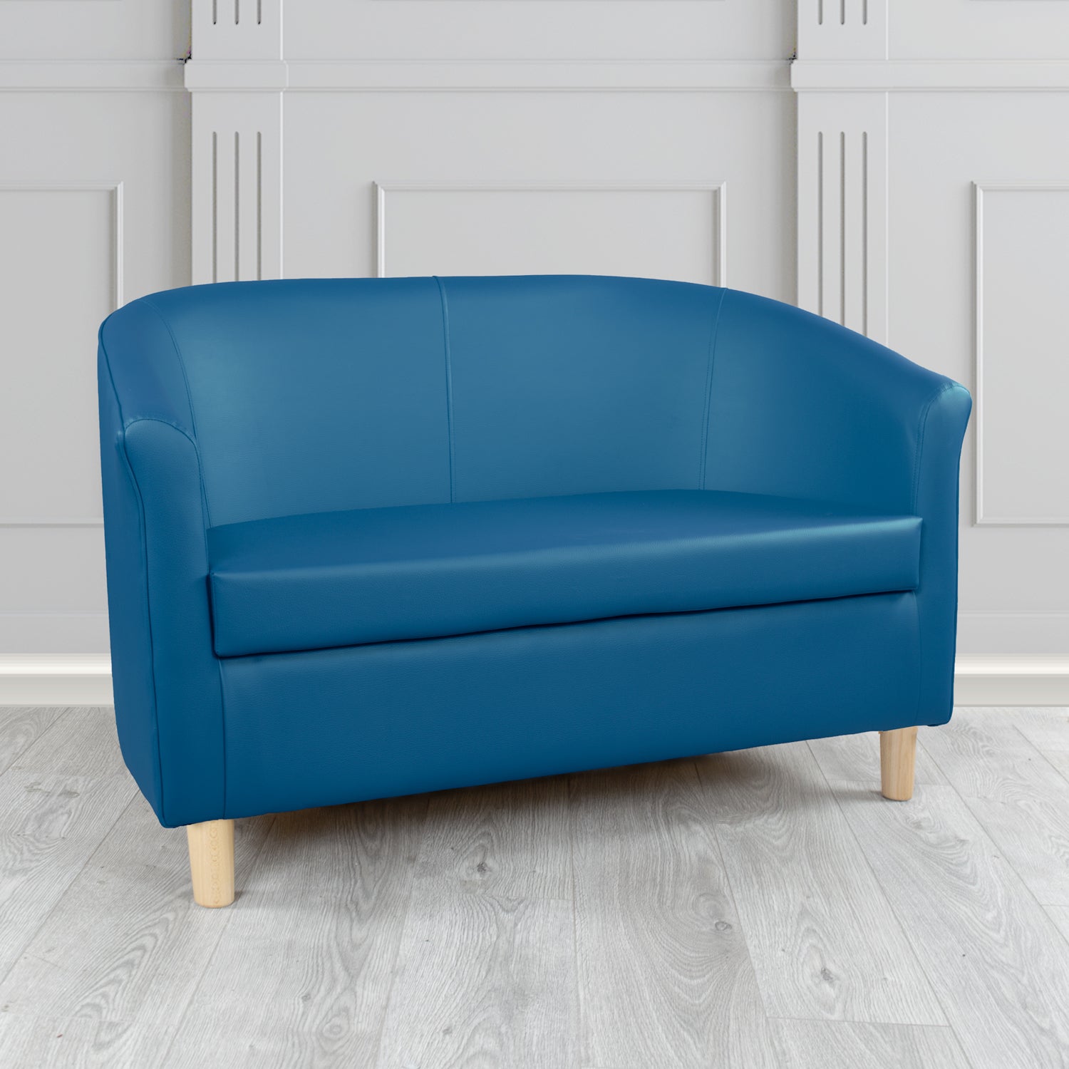 Tuscany 2 Seater Tub Sofa in Madrid Faux Leather
