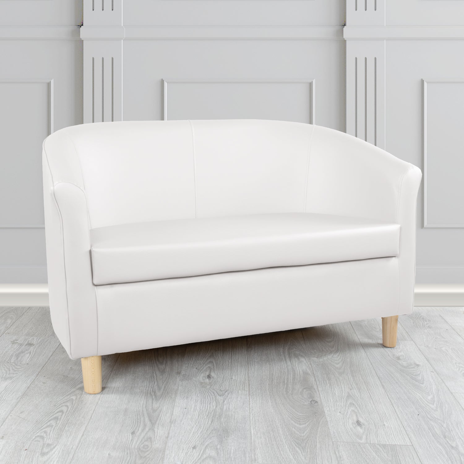 Tuscany 2 Seater Tub Sofa in Madrid Faux Leather