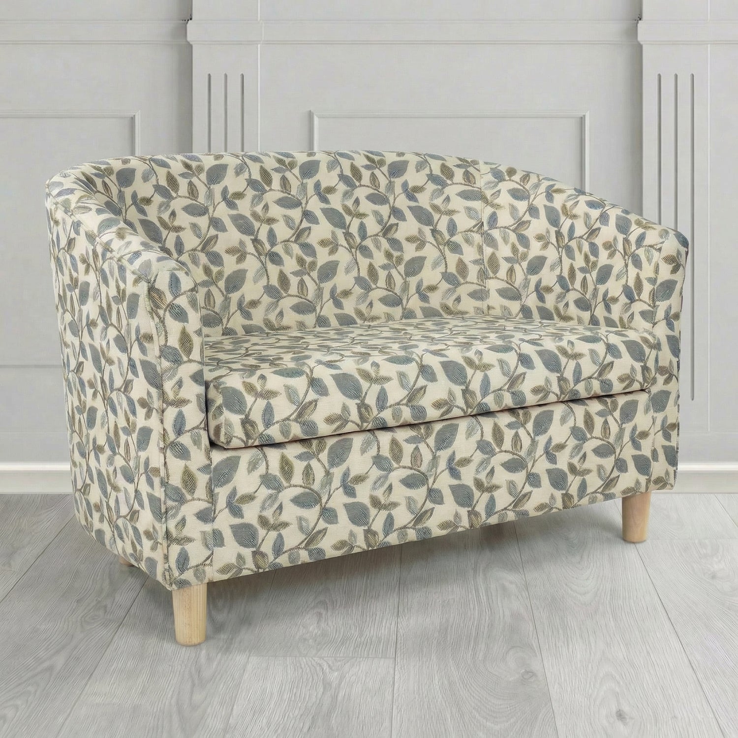 Tuscany 2 Seater Tub Sofa in Porter and Stone Vercelli Floral Fabric