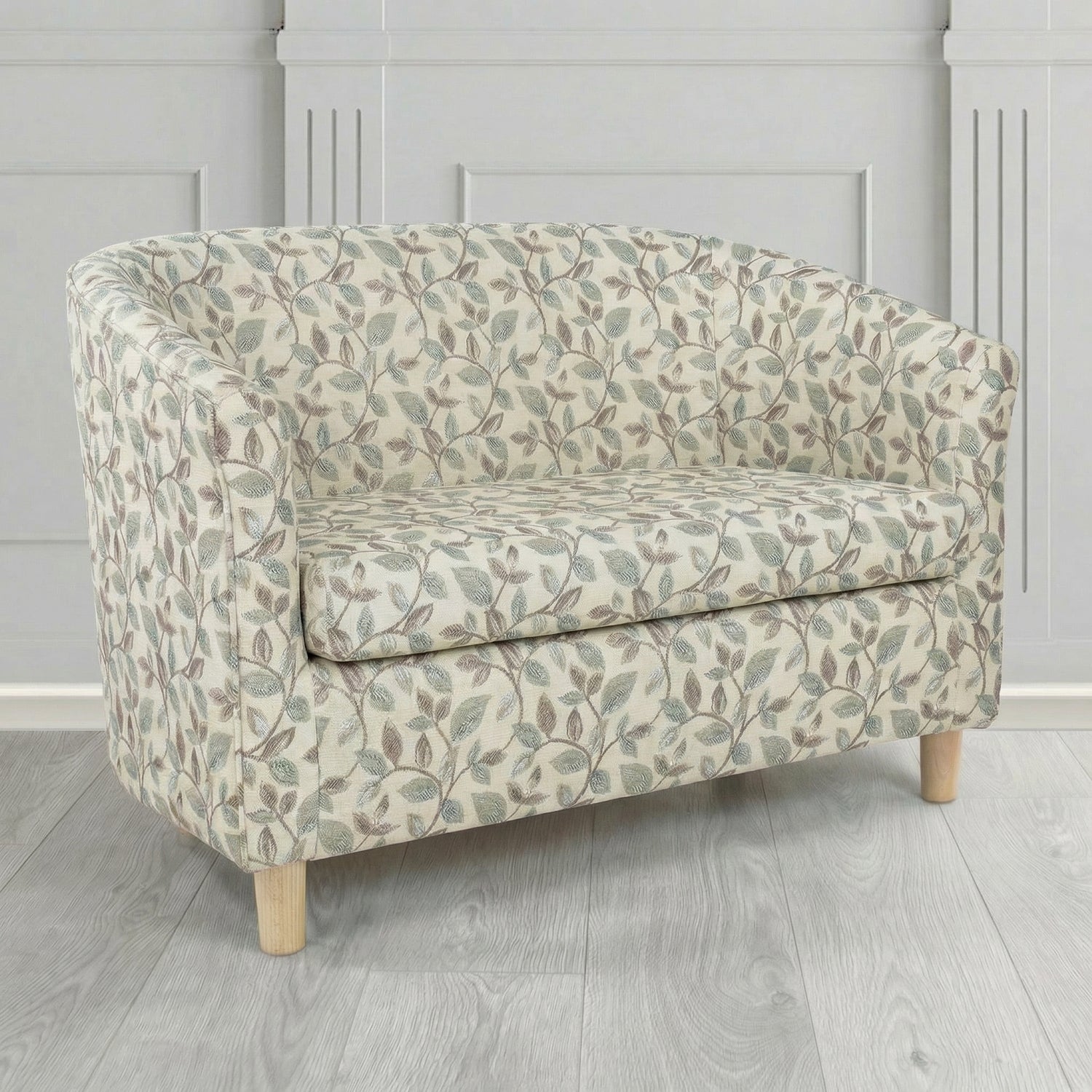 Tuscany 2 Seater Tub Sofa in Porter and Stone Vercelli Floral Fabric