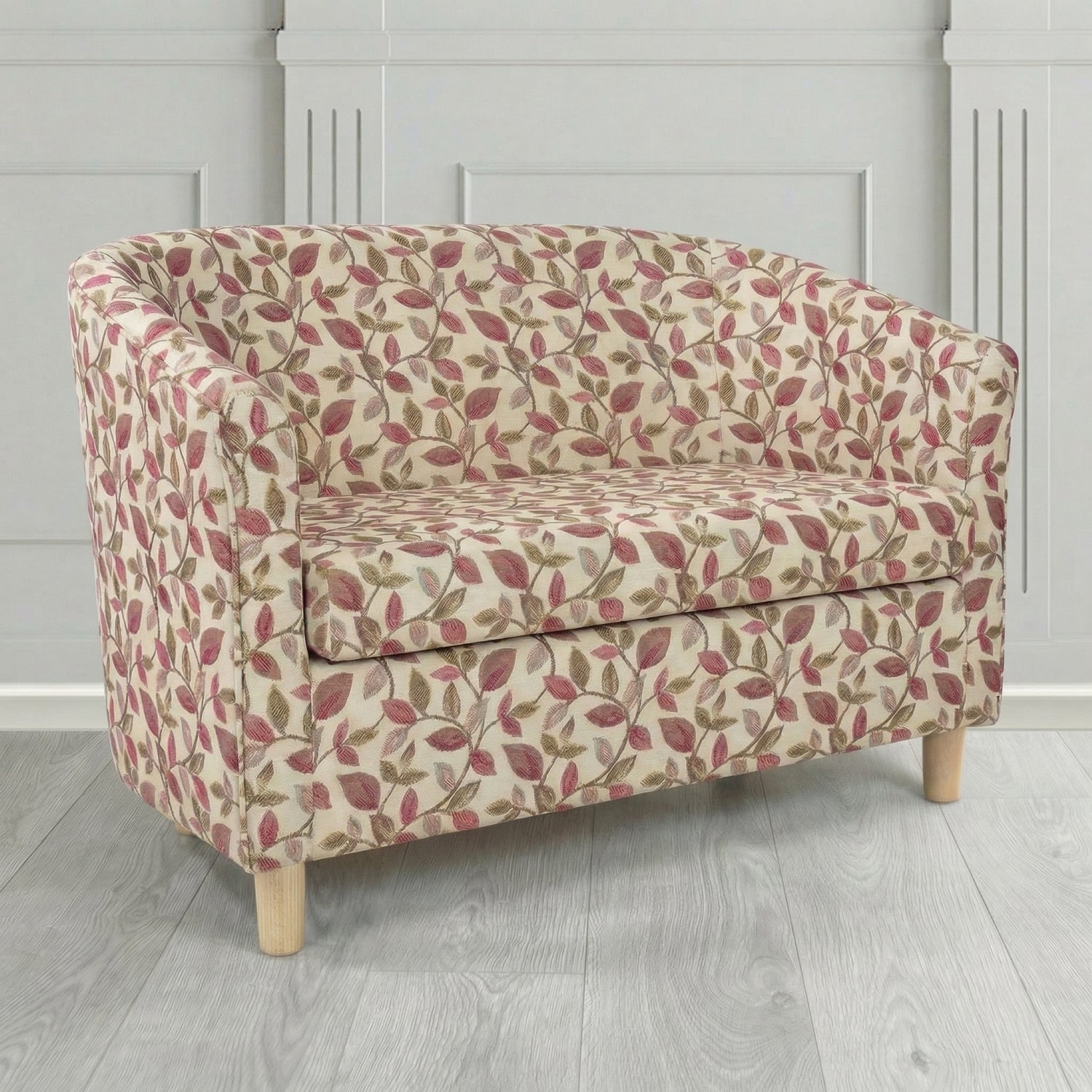 Tuscany 2 Seater Tub Sofa in Porter and Stone Vercelli Floral Fabric