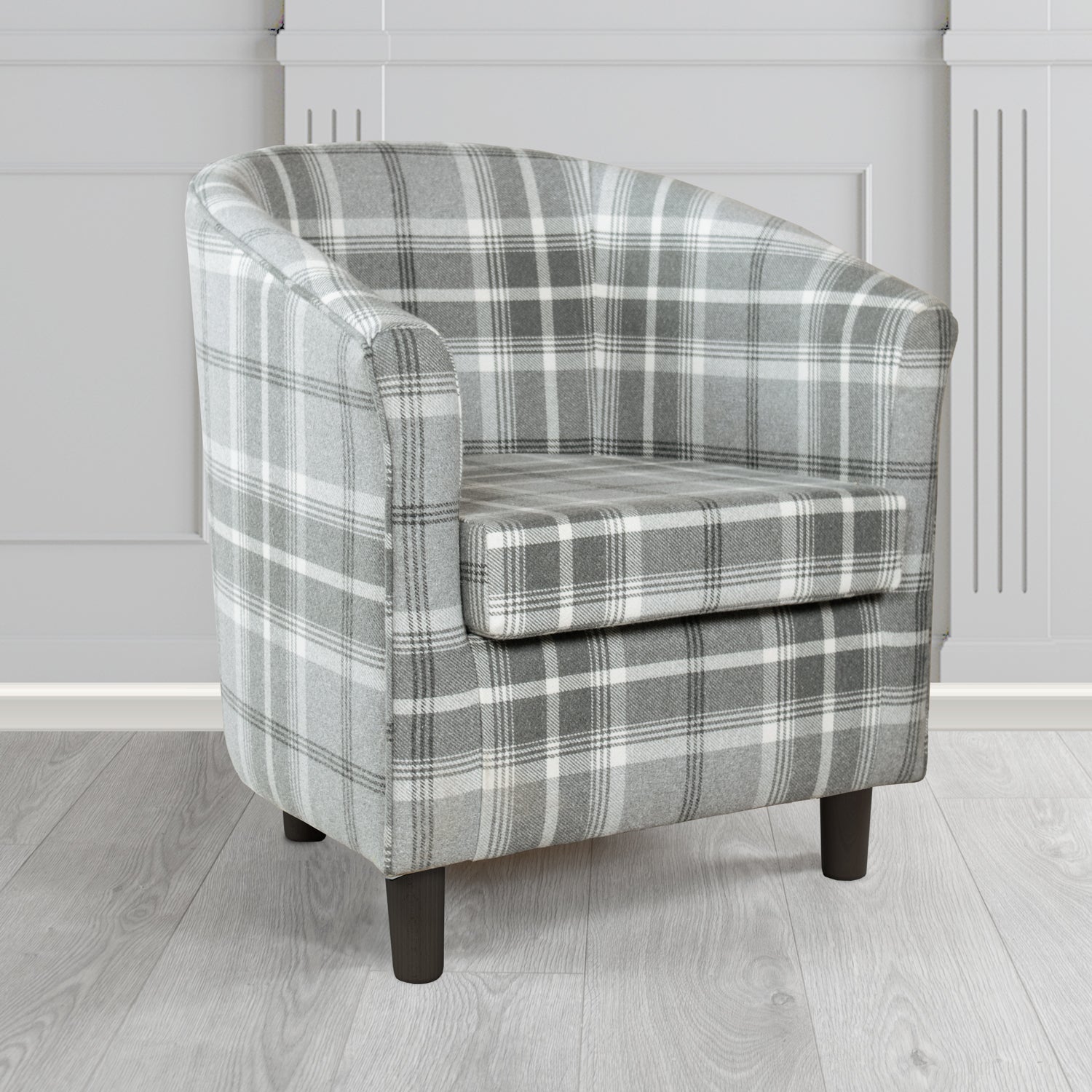 Tuscany Tub Chair in Balmoral Tartan Fabric