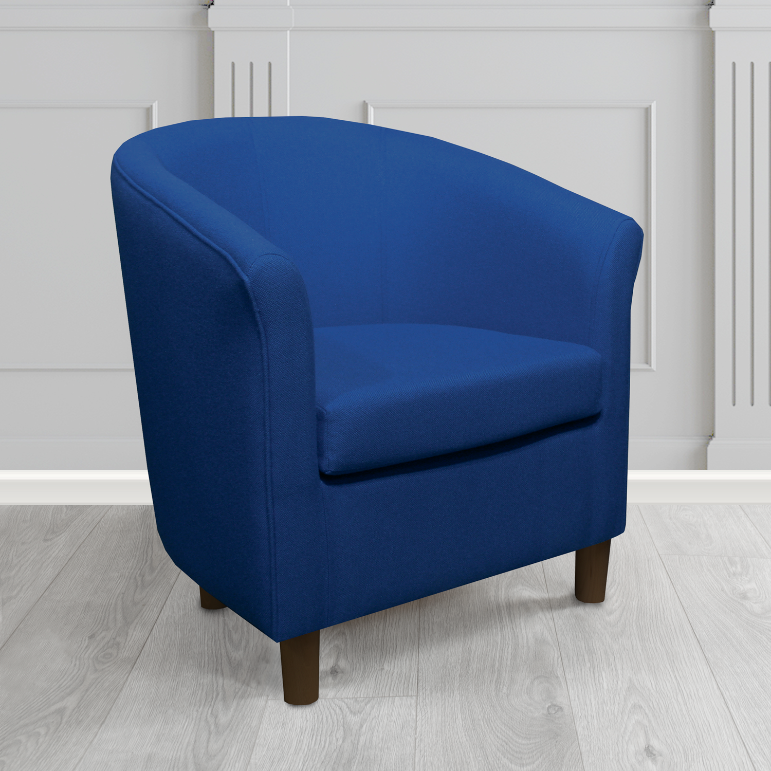 Tuscany Tub Chair in Mainline Plus Clipper IF111 Crib 5 Fabric - The Tub Chair Shop