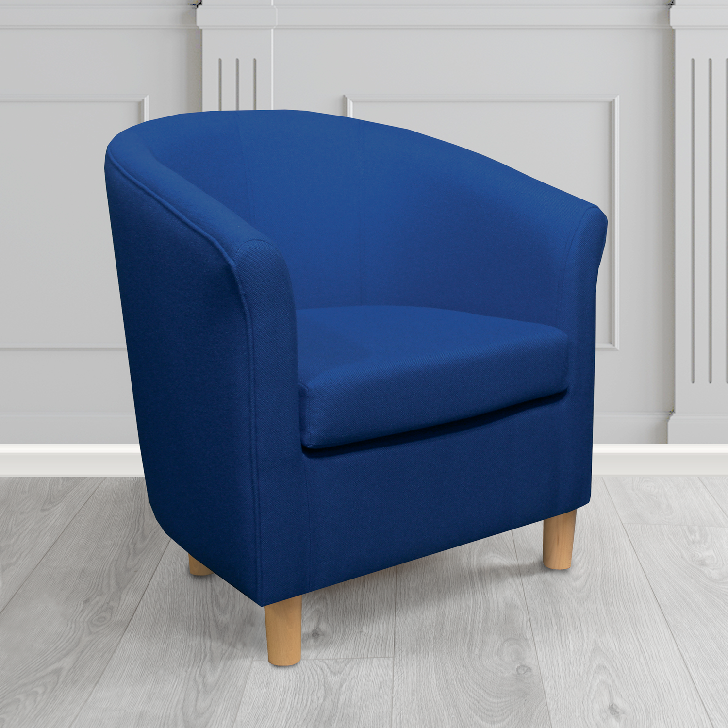 Tuscany Tub Chair in Mainline Plus Clipper IF111 Crib 5 Fabric - The Tub Chair Shop