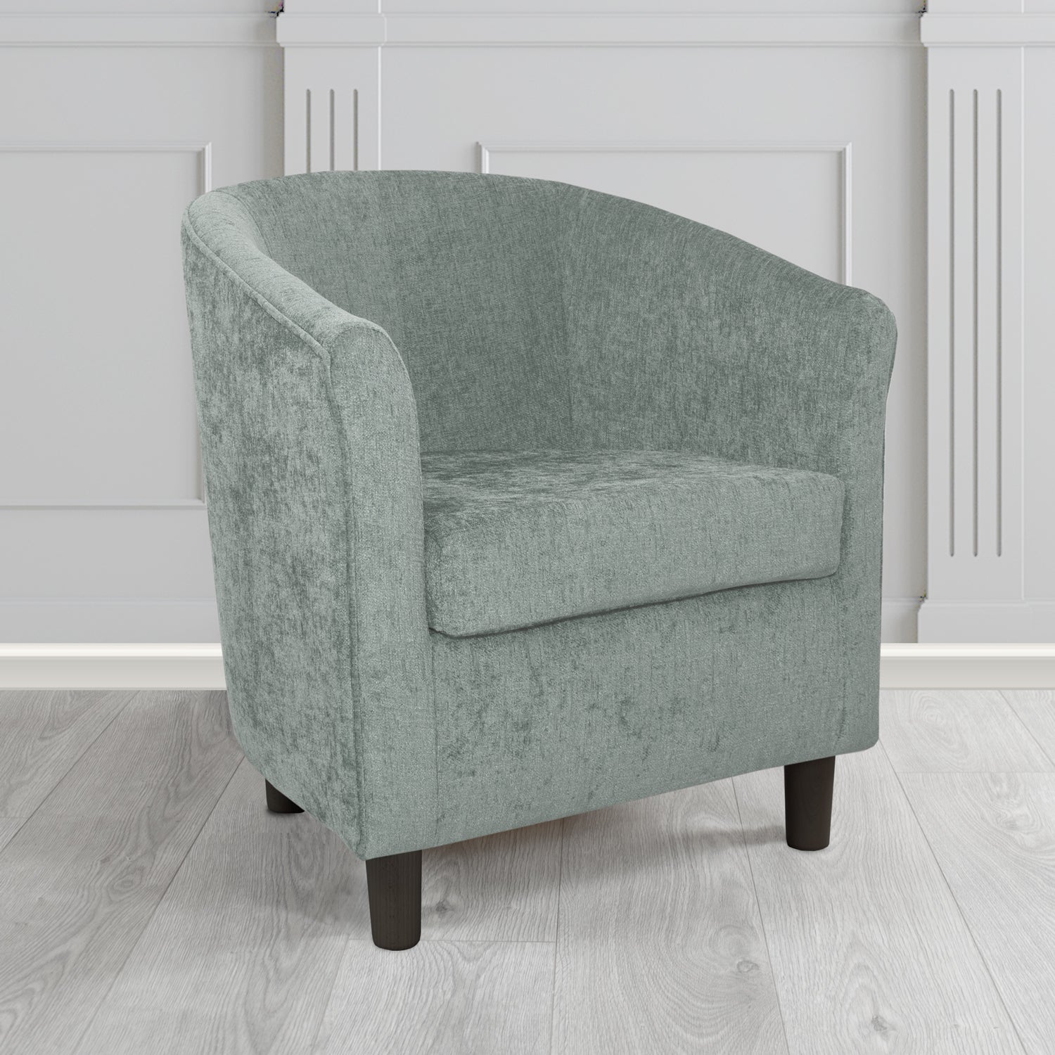 Tuscany Tub Chair in Como Crib 5 Plain Chenille Fabric