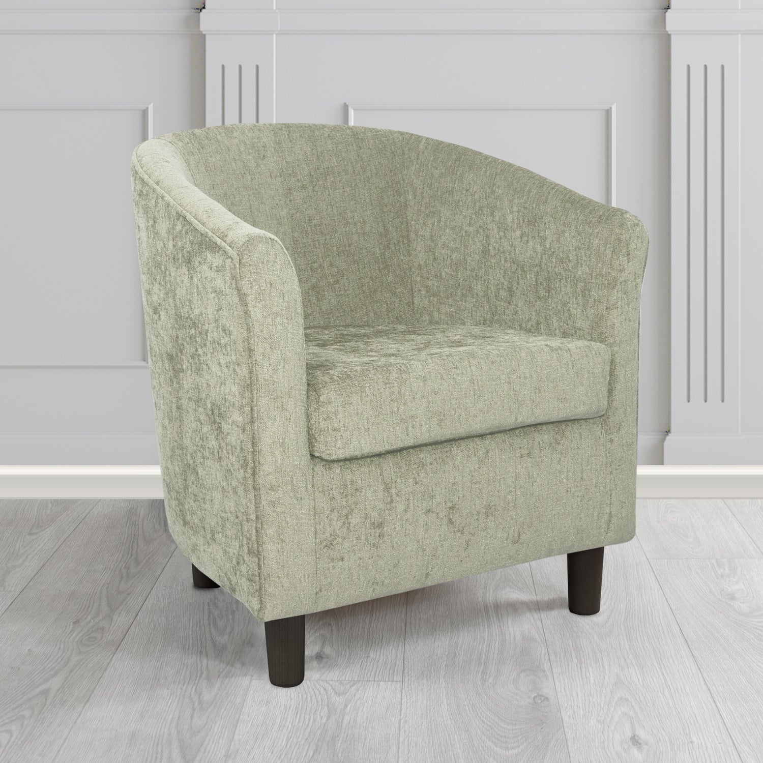 Tuscany Tub Chair in Como Crib 5 Plain Chenille Fabric