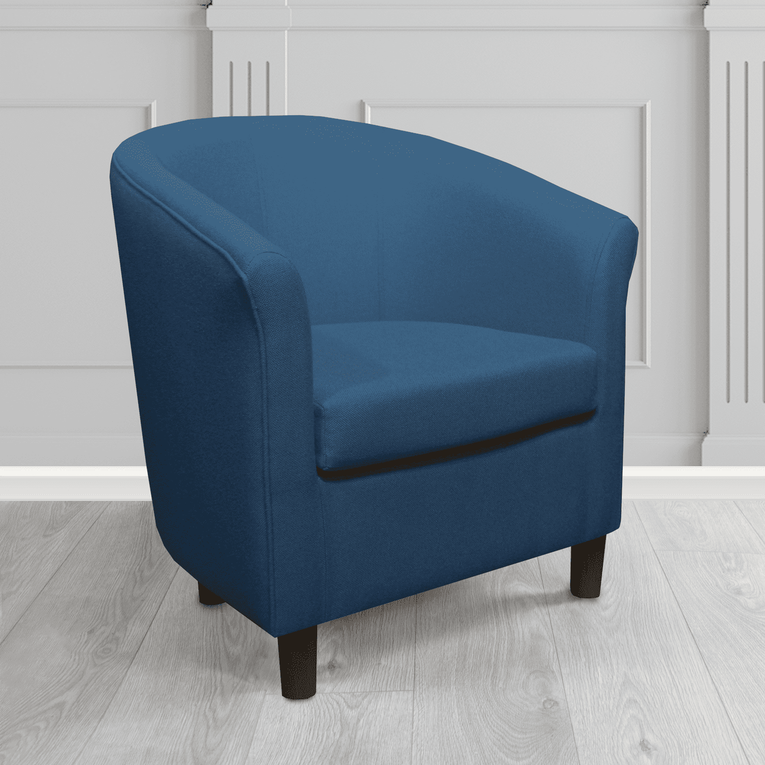 Tuscany Tub Chair in Mainline Plus Cressida IF112 Crib 5 Fabric - The Tub Chair Shop