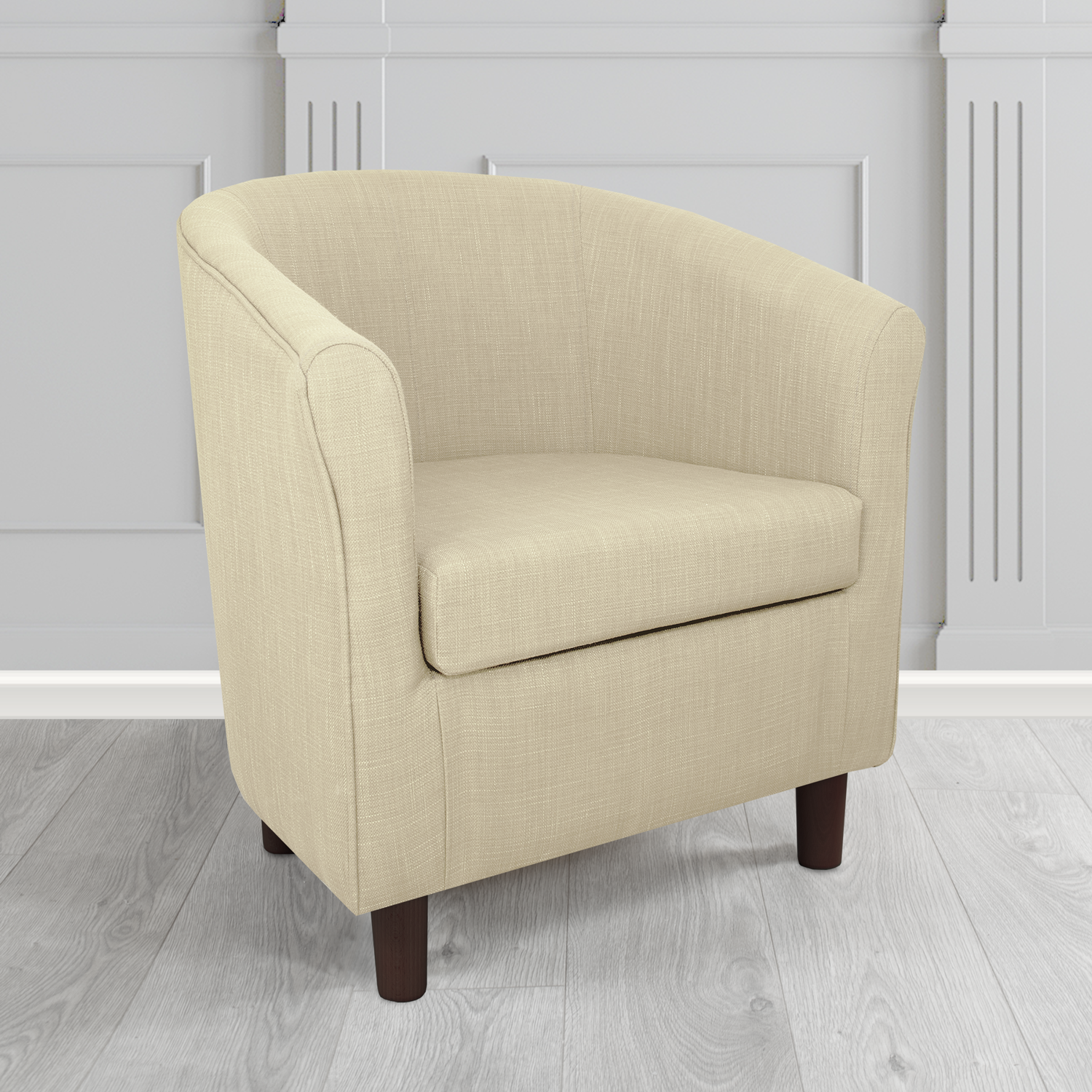 Tuscany Tub Chair in Emporio Linen Crib 5 Fabric