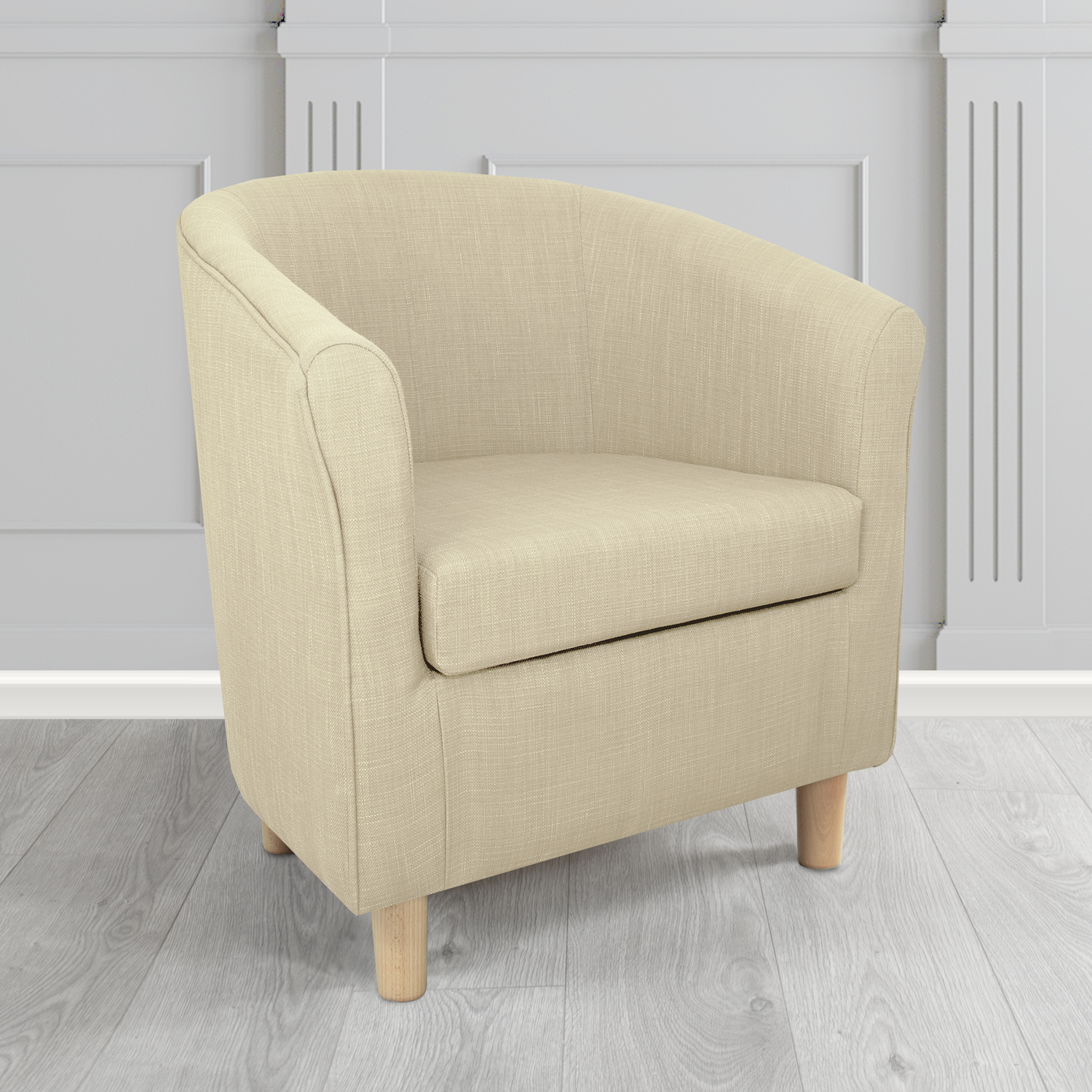 Tuscany Tub Chair in Emporio Linen Crib 5 Fabric