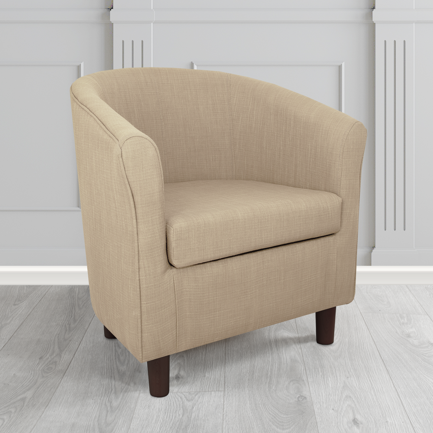 Tuscany Tub Chair in Emporio Linen Crib 5 Fabric