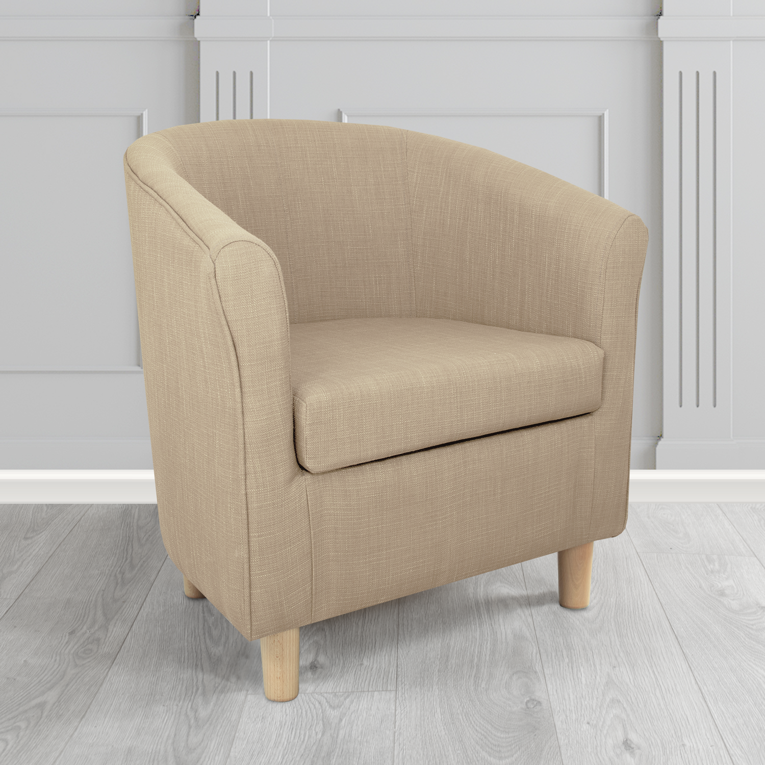 Tuscany Tub Chair in Emporio Linen Crib 5 Fabric
