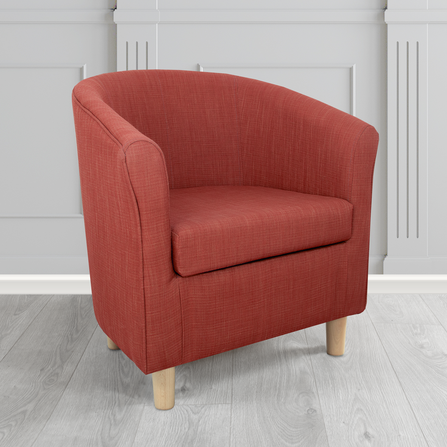 Tuscany Tub Chair in Emporio Linen Crib 5 Fabric