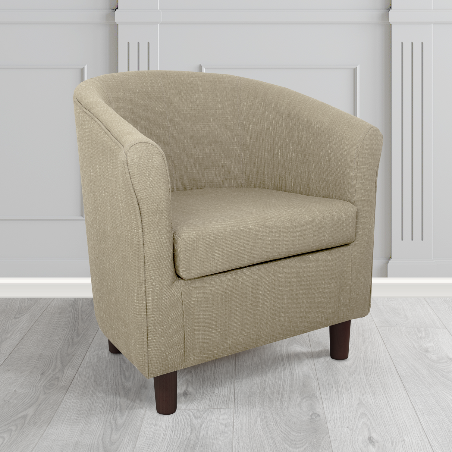 Tuscany Tub Chair in Emporio Linen Crib 5 Fabric