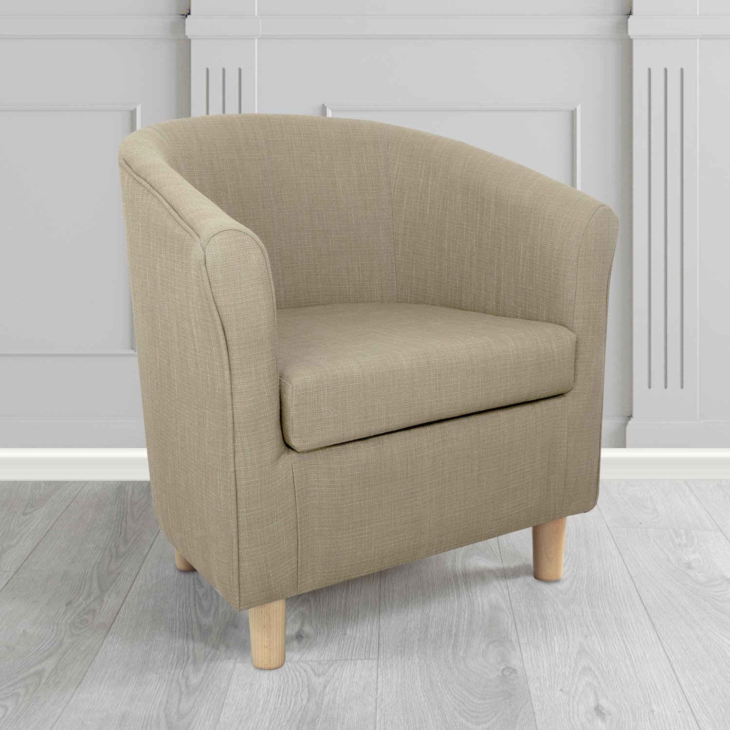 Tuscany Tub Chair in Emporio Linen Crib 5 Fabric