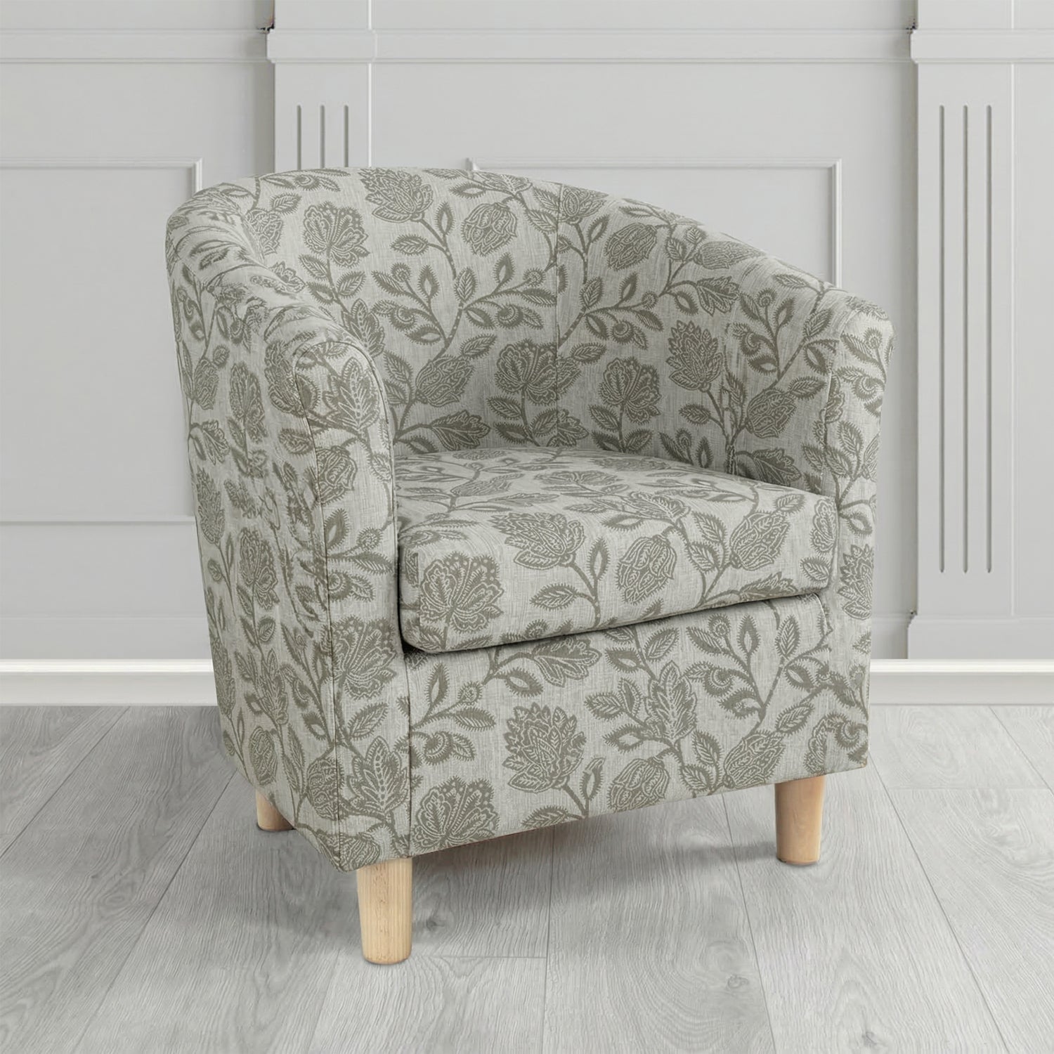 Tuscany Tub Chair in Fryett's Henley Floral Pattern Fabric
