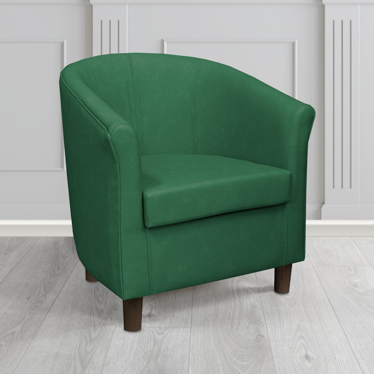 Emerald green store tub chair