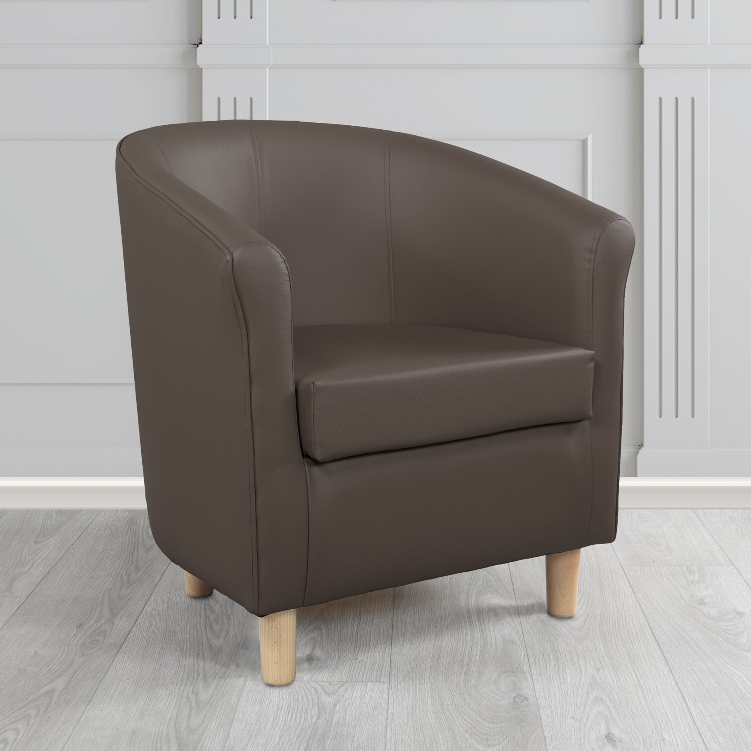 Tuscany Tub Chair in Madrid Faux Leather - The Tub Chair Shop