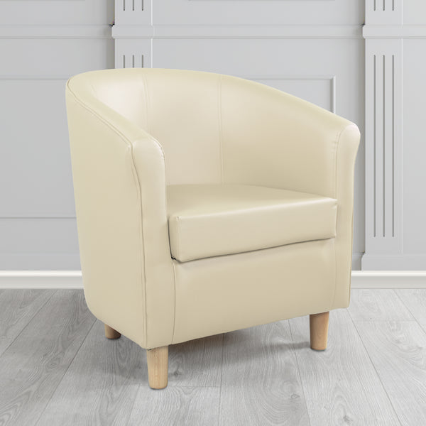 Majestic faux leather 2025 tub chair