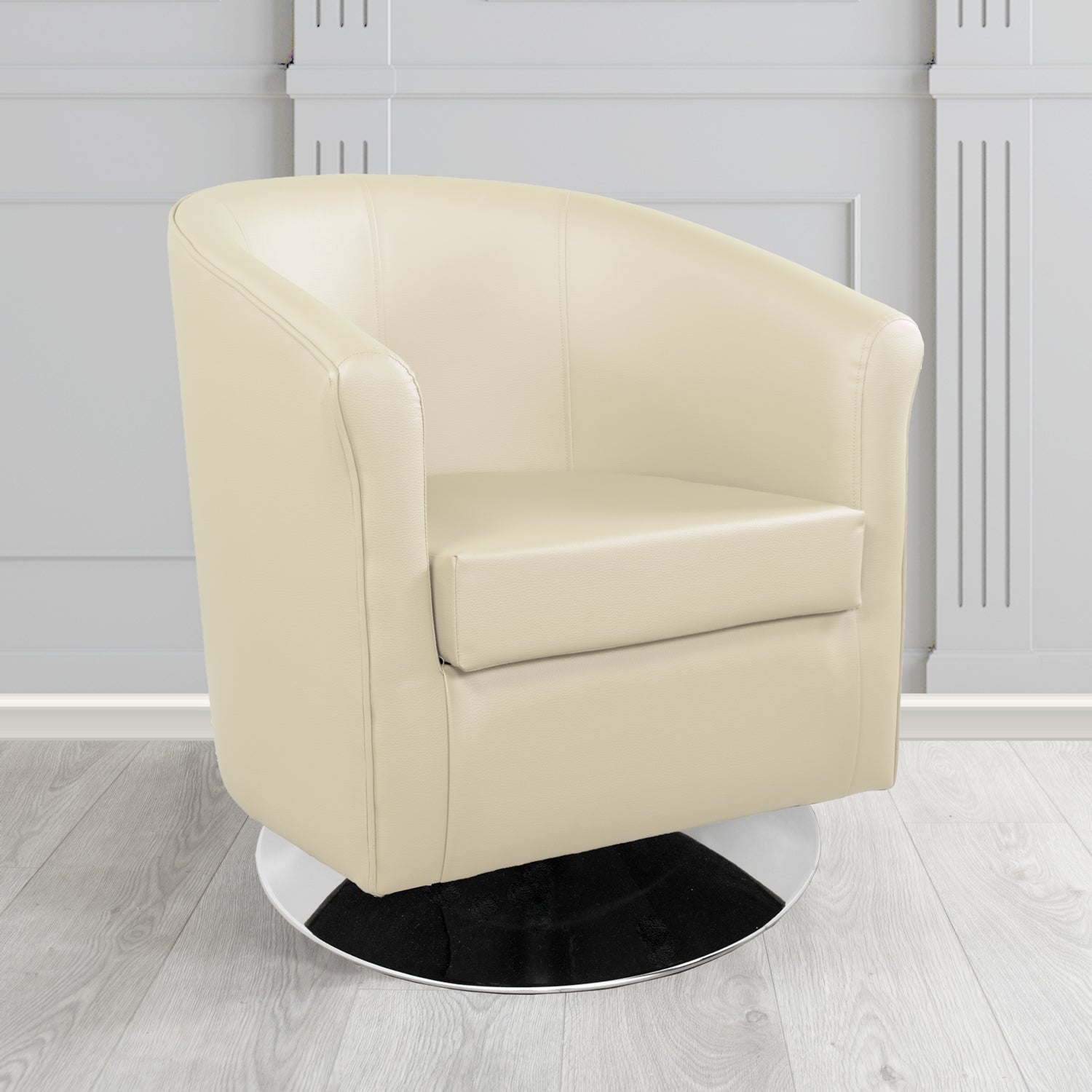 Tuscany Swivel Tub Chair in Madrid Faux Leather