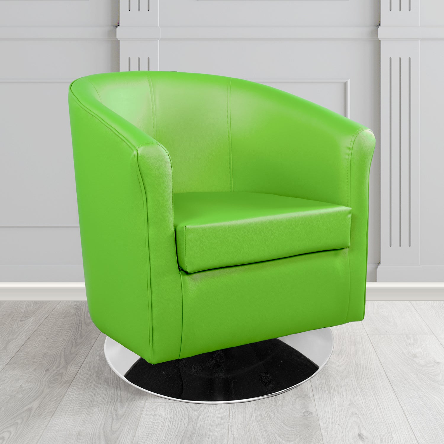 Tuscany Swivel Tub Chair in Madrid Faux Leather