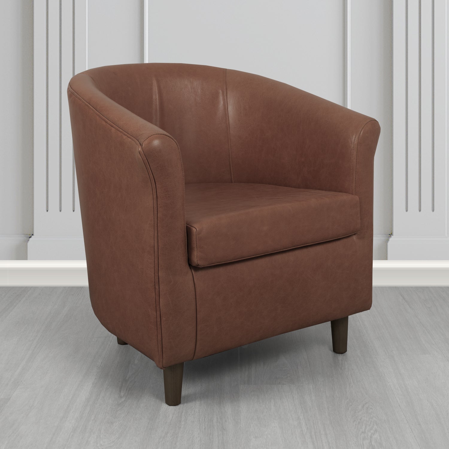 Tuscany Tub Chair in Crib 5 Old English Genuine Leather