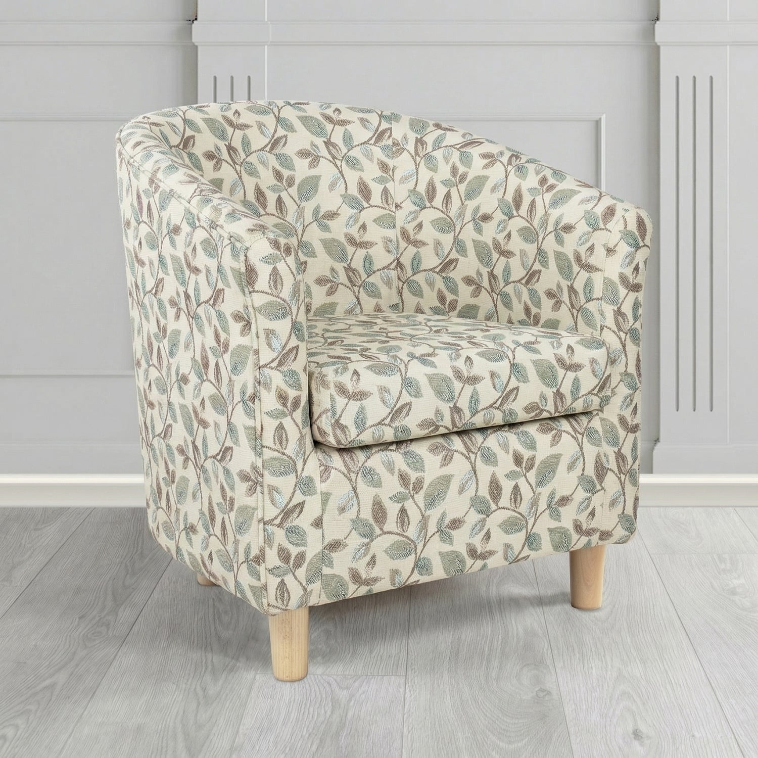 Tuscany Tub Chair in Porter and Stone Vercelli Floral Fabric