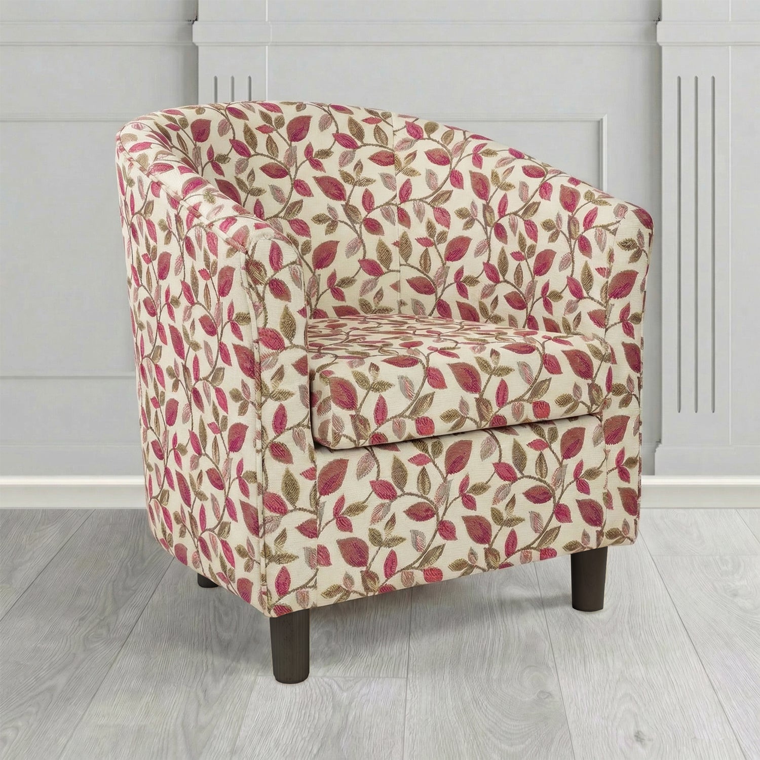 Tuscany Tub Chair in Porter and Stone Vercelli Floral Fabric
