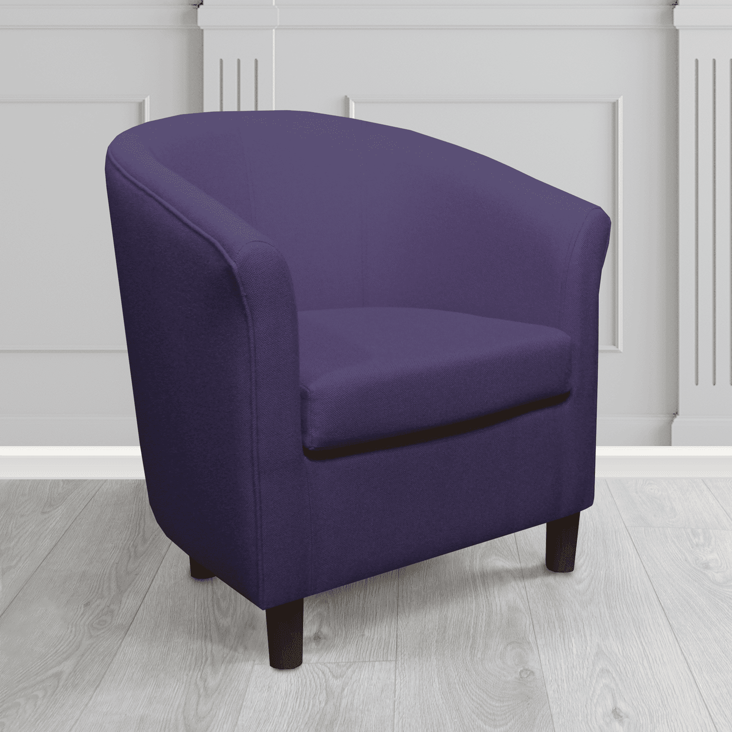 Tuscany Tub Chair in Mainline Plus Prudence IF250 Crib 5 Fabric - The Tub Chair Shop