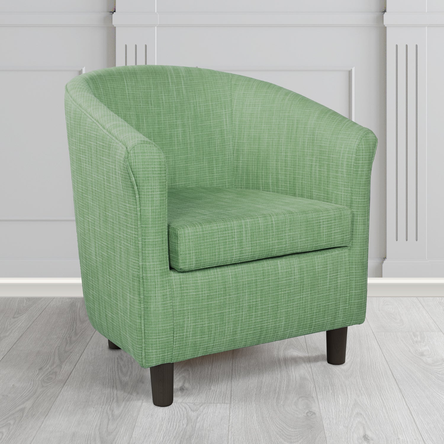 Tuscany Tub Chair in Ravel Contract Crib 5 Fabric - Antimicrobial & Water-Resistant