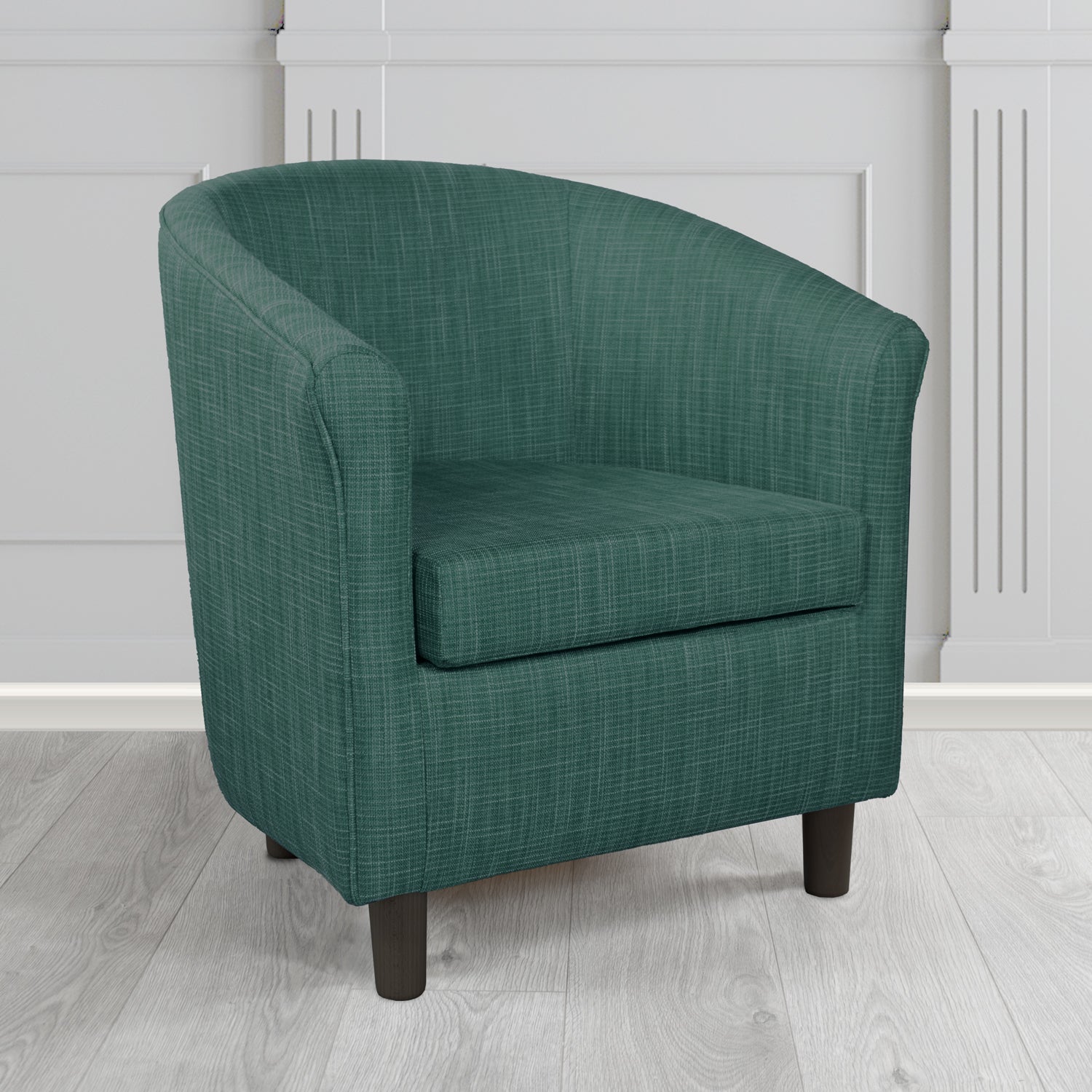 Tuscany Tub Chair in Ravel Contract Crib 5 Fabric - Antimicrobial & Water-Resistant