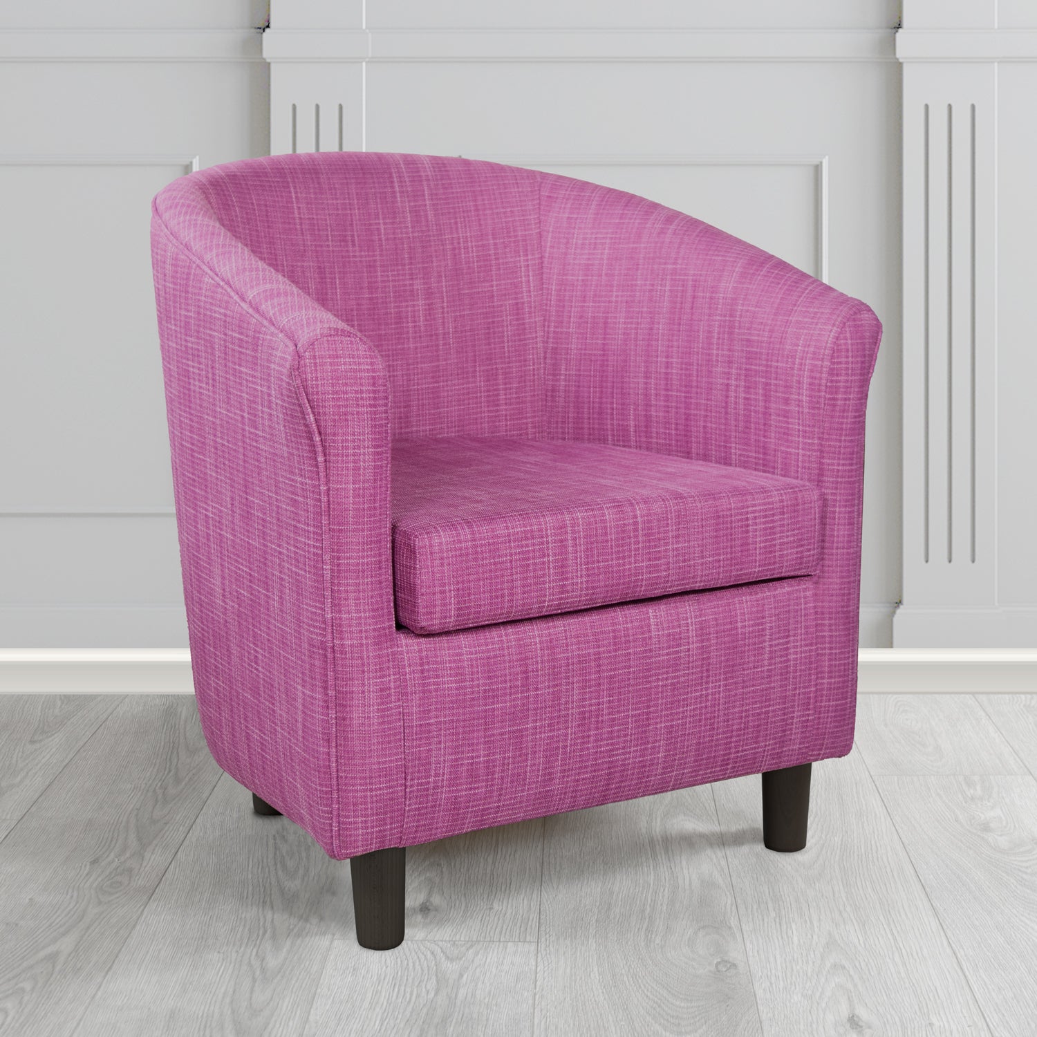 Tuscany Tub Chair in Ravel Contract Crib 5 Fabric - Antimicrobial & Water-Resistant