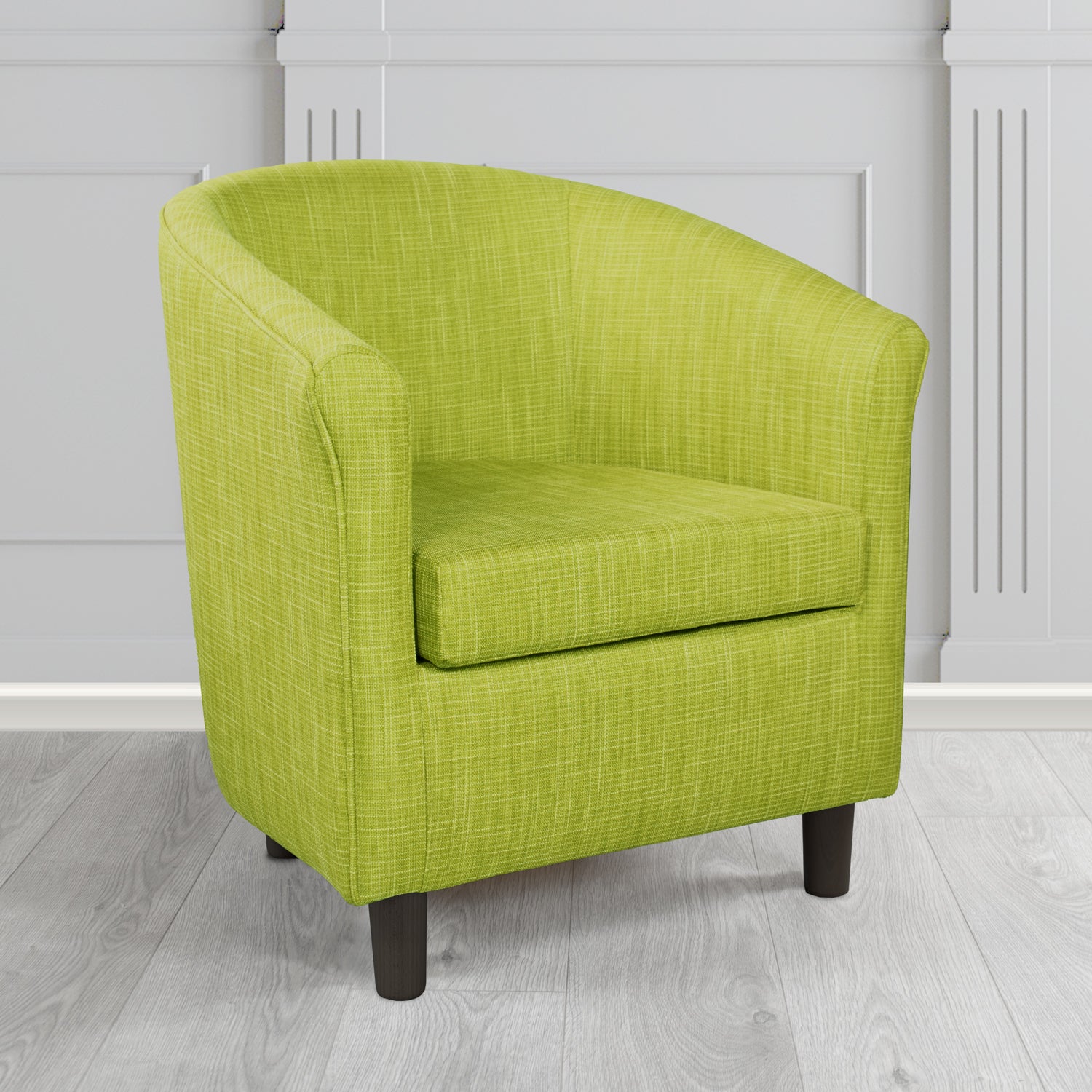 Tuscany Tub Chair in Ravel Contract Crib 5 Fabric - Antimicrobial & Water-Resistant